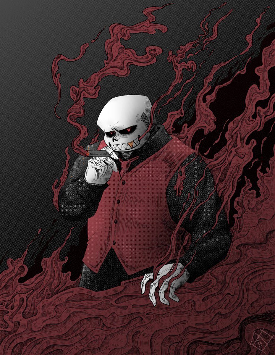 930x1200 Underfell #undertale #Mafiafell #Sans
