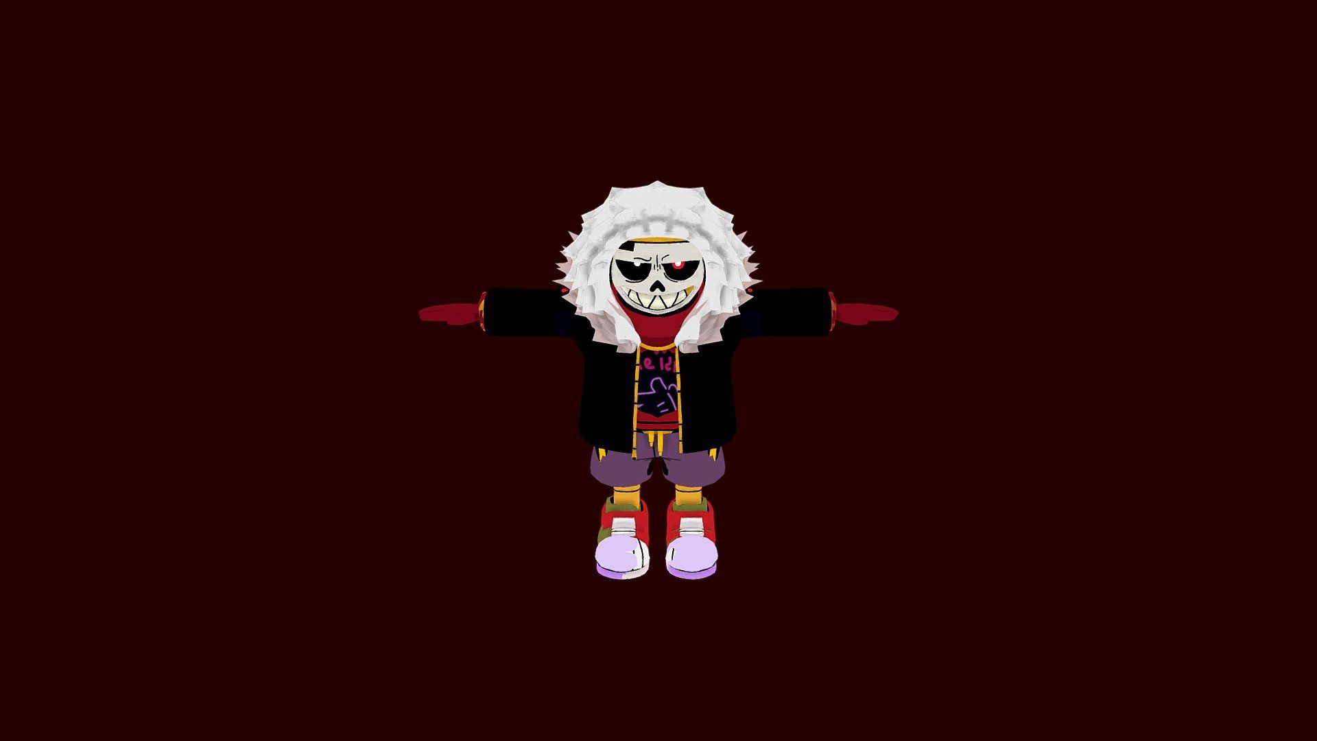1920x1080 Underfell Sans Model model by NickTheSliccc [f791978]