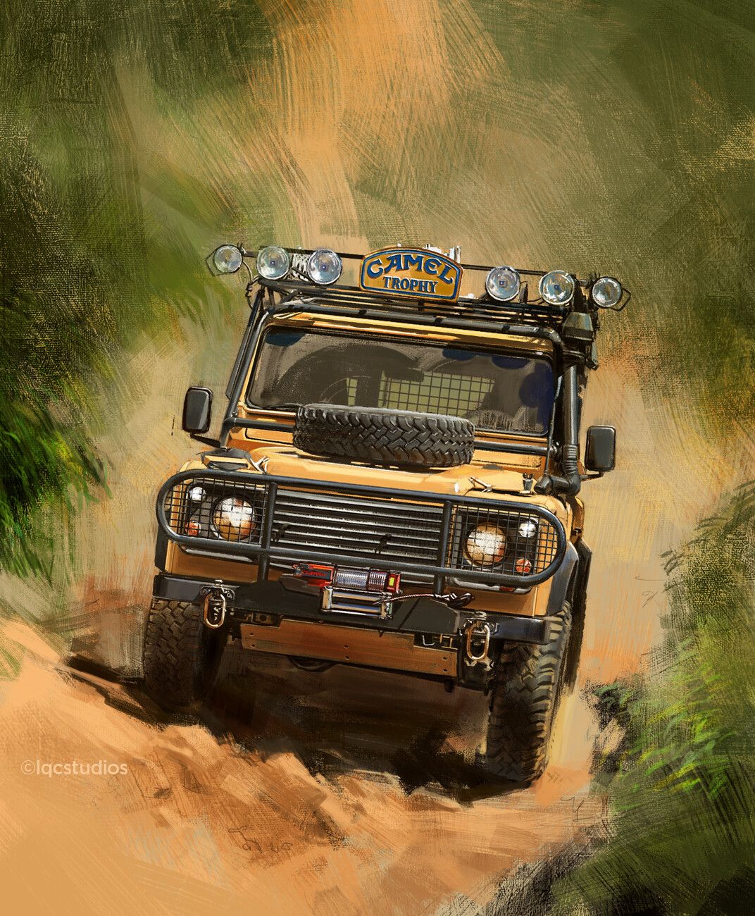 1072x1300 LQC Studios Rover Defender / Camel Trophy