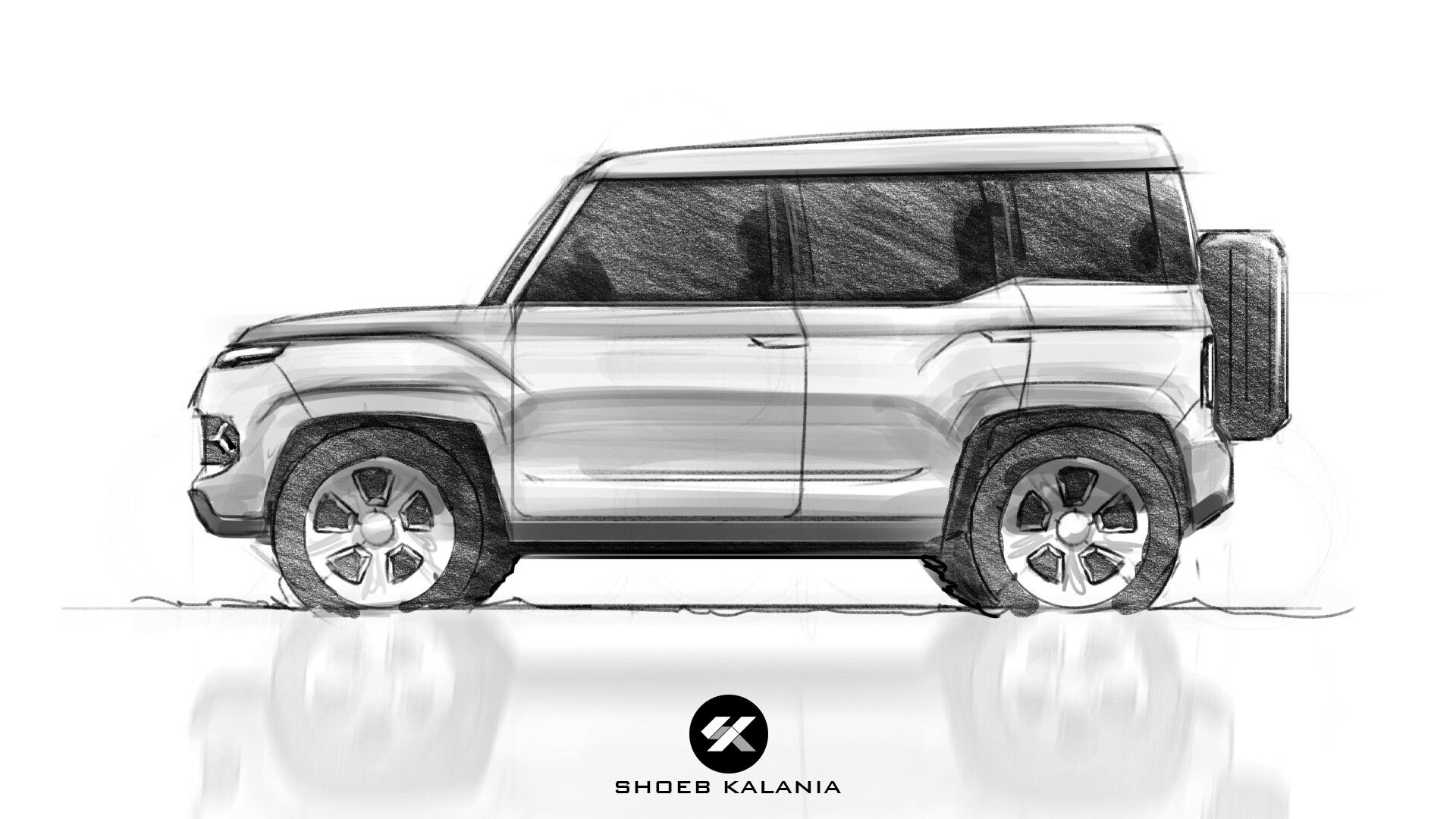 1920x1080 Tata Sumo 2020 Sketch
