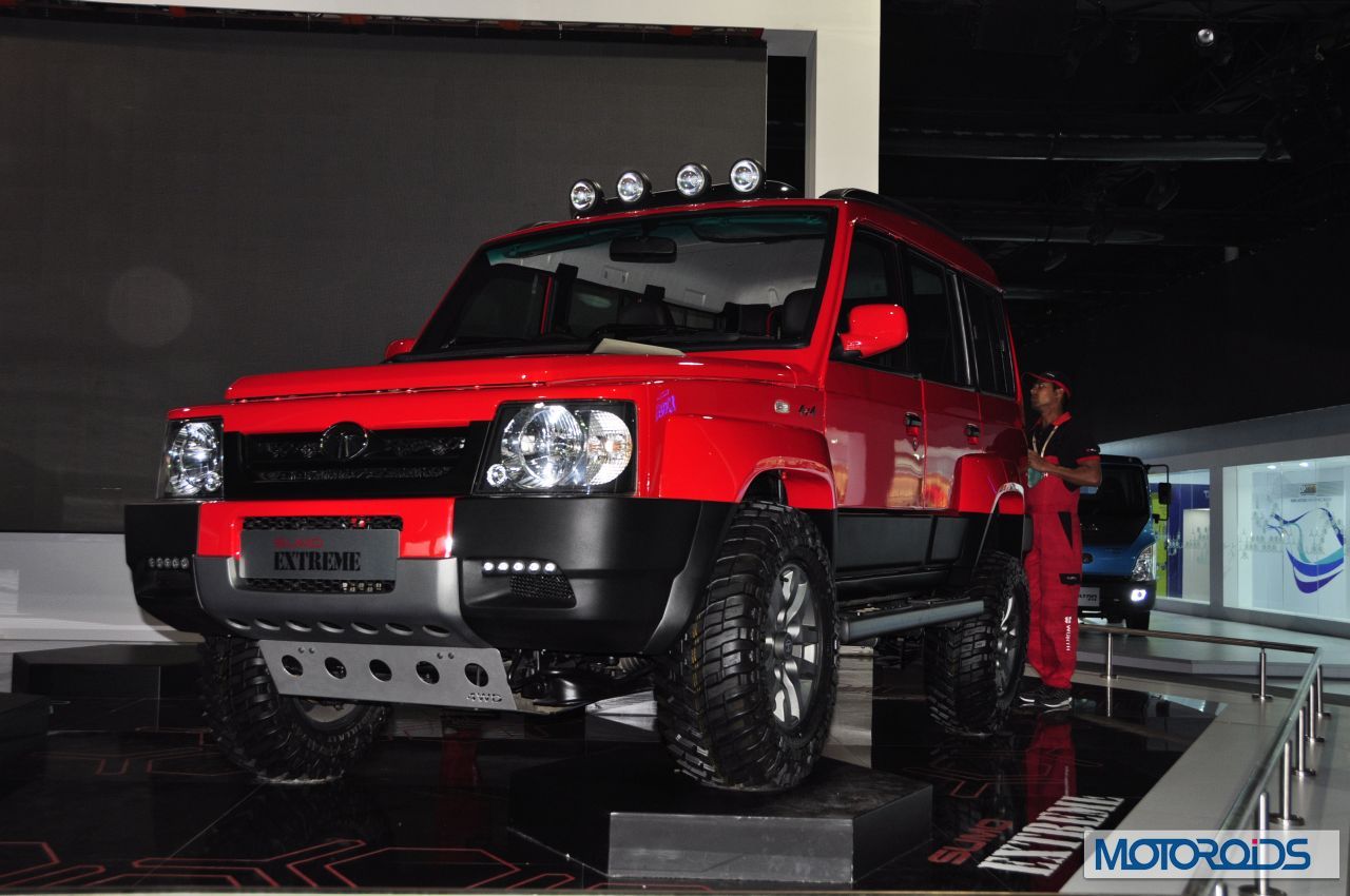 1280x850 Auto Expo 2014 : Tata Sumo Extreme showcased [image & Details]