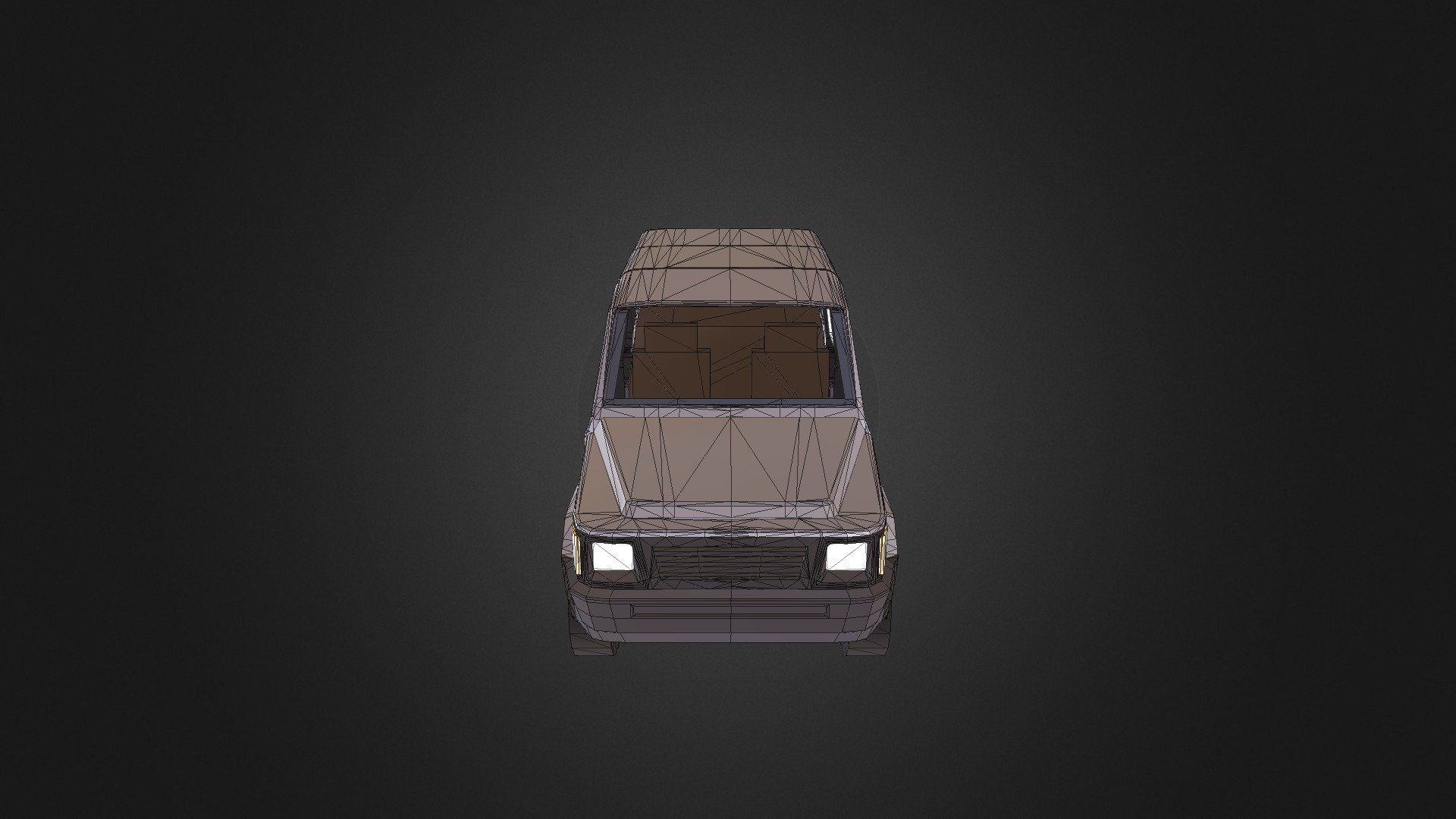 1920x1080 Tata Sumo Low Poly Model model by t.abhisek072 [8442a38]
