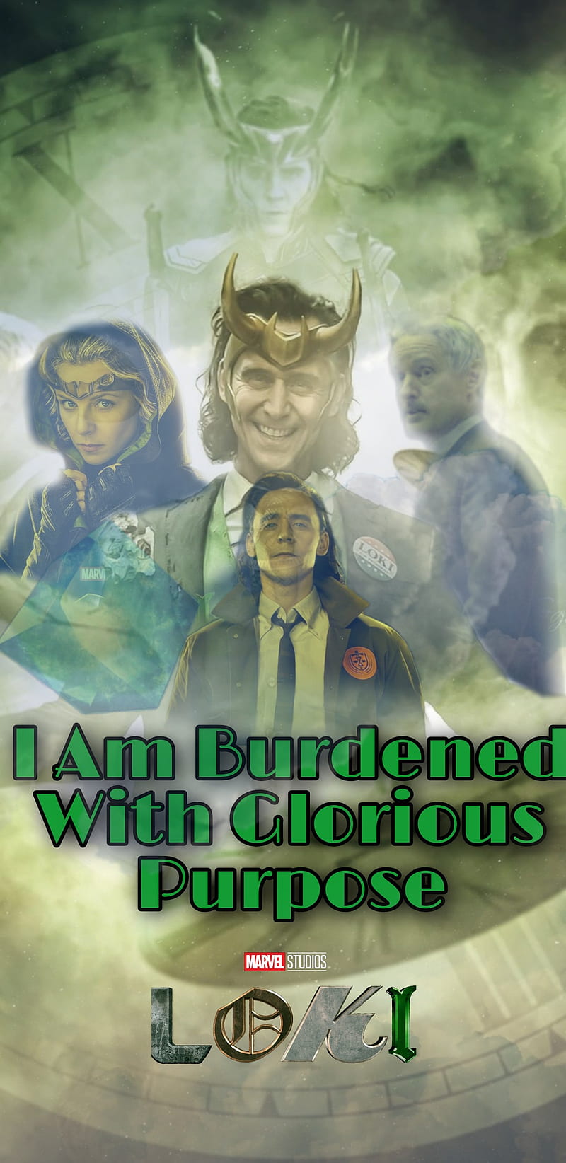 800x1644 Glorious Purpose, art, tv, disney+, organism, Loki, HD phone wallpaper