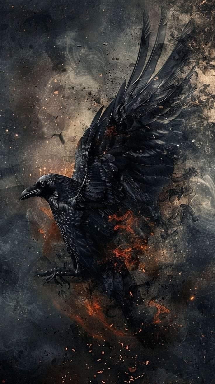 736x1313 Kuzgun wallpaper. Raven photo wallpaper, Raven spirit, Ravens and crows