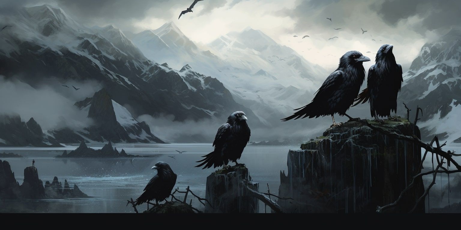 1536x768 Raven Tattoos: Traditional Viking Symbols of Power