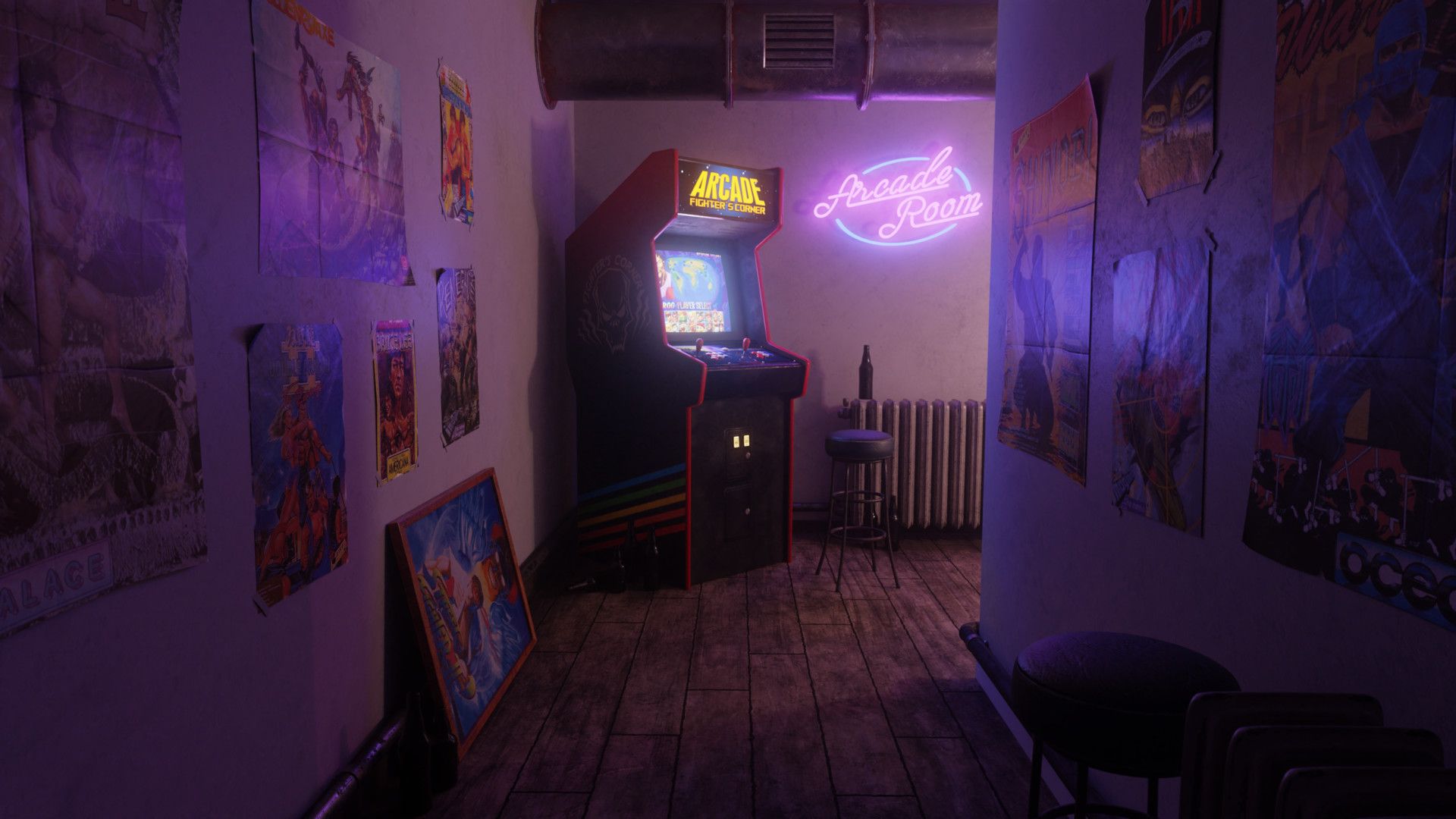 1920x1080 Arcade Room [1920x1080]