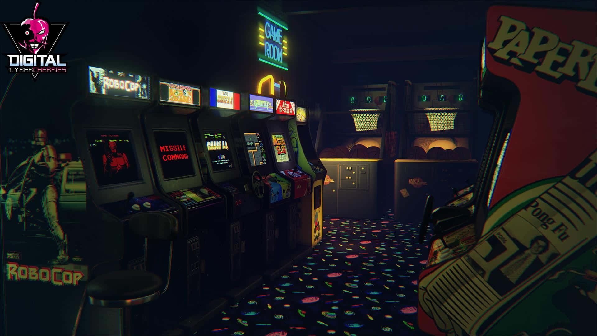 1920x1080 Download Retro Arcade vibes Wallpaper