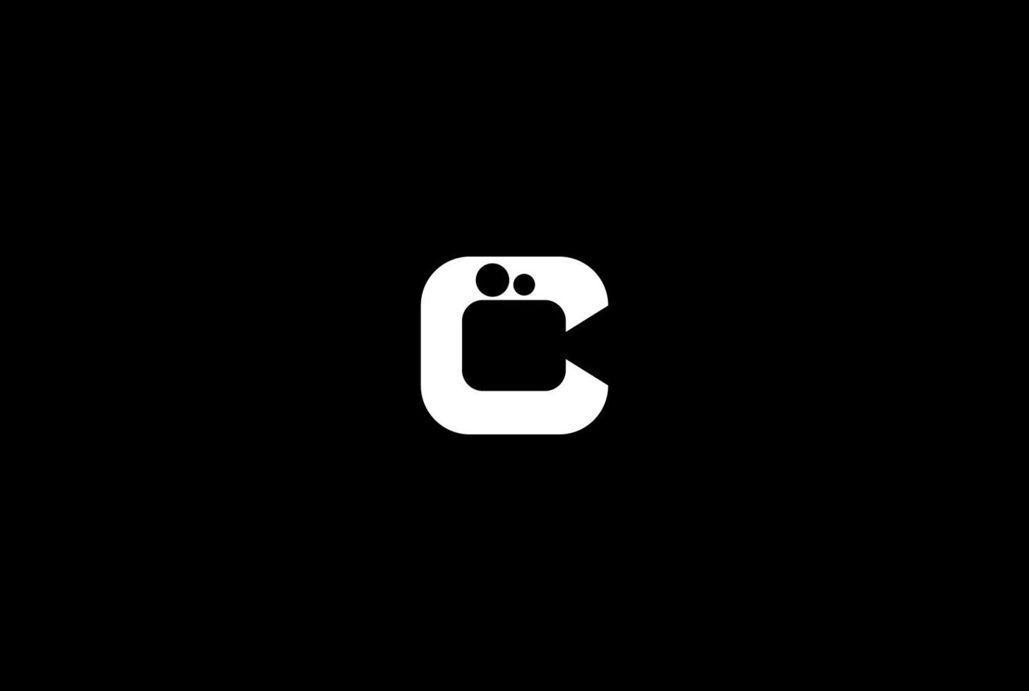 1459x980 Simple Minimalist Clever Initial Letter C with Video Camera for Cinema Movie Production Logo Design Vector