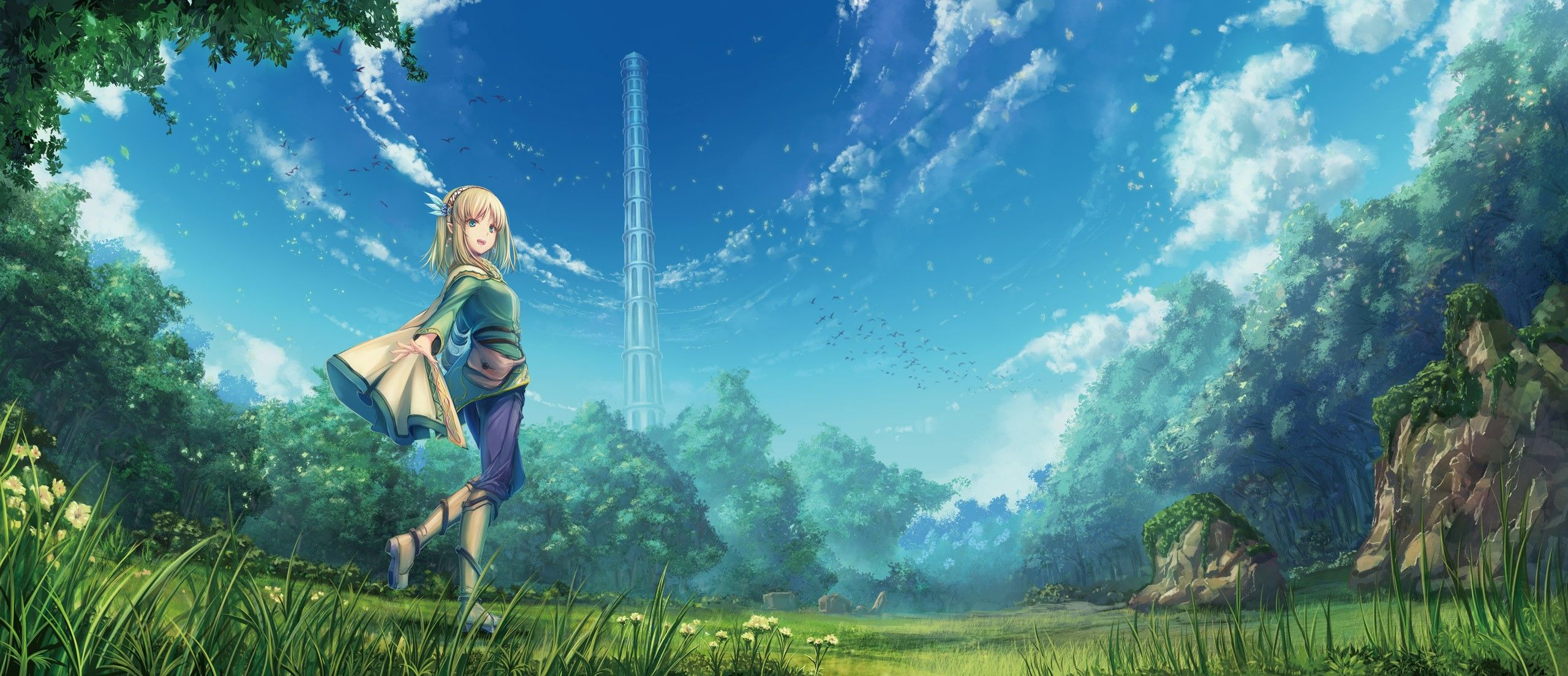 2560x1103 Light Novel Wallpaper
