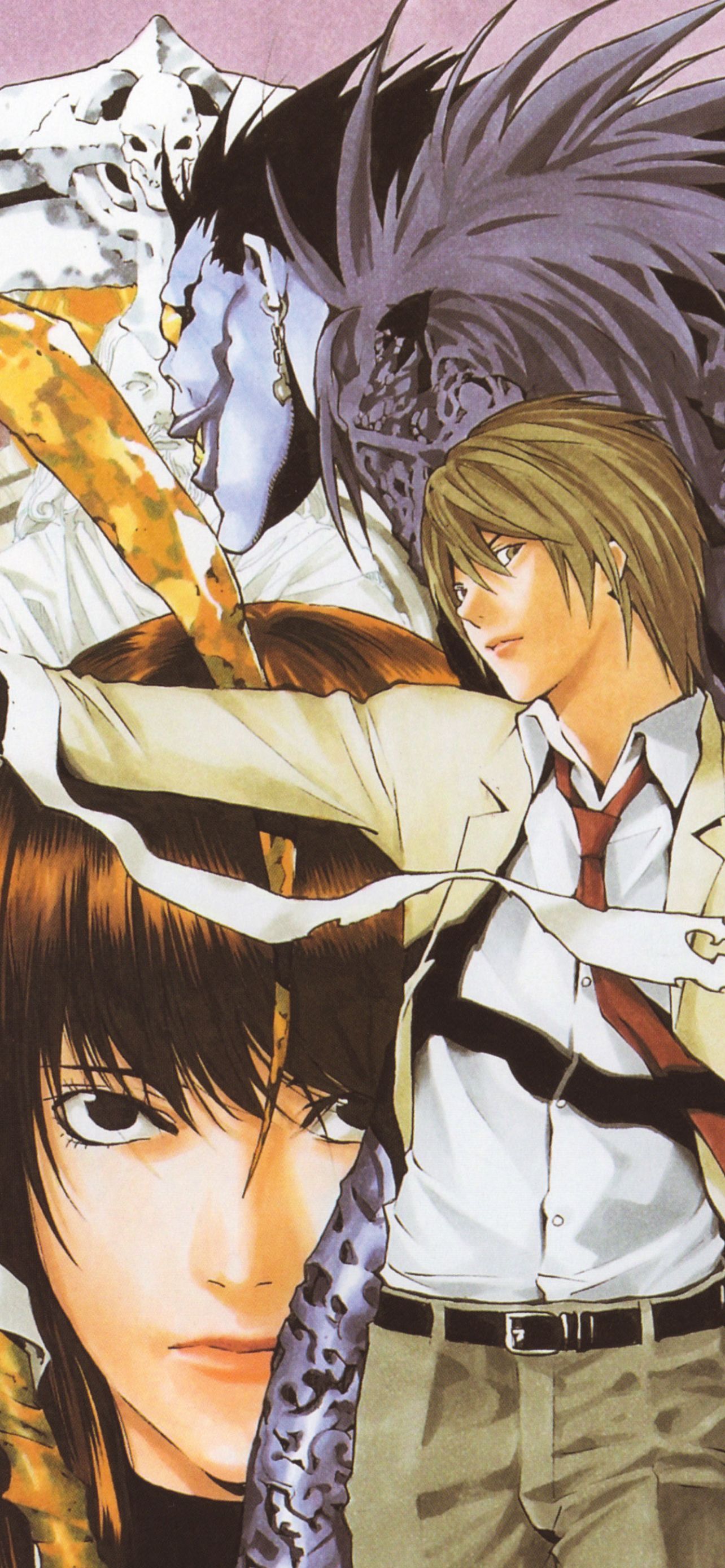 1284x2778 Phone wallpaper: Ryuk (Death Note), Anime, Death Note, Light Yagami, Naomi Misora, Stephen Gevanni 1429803