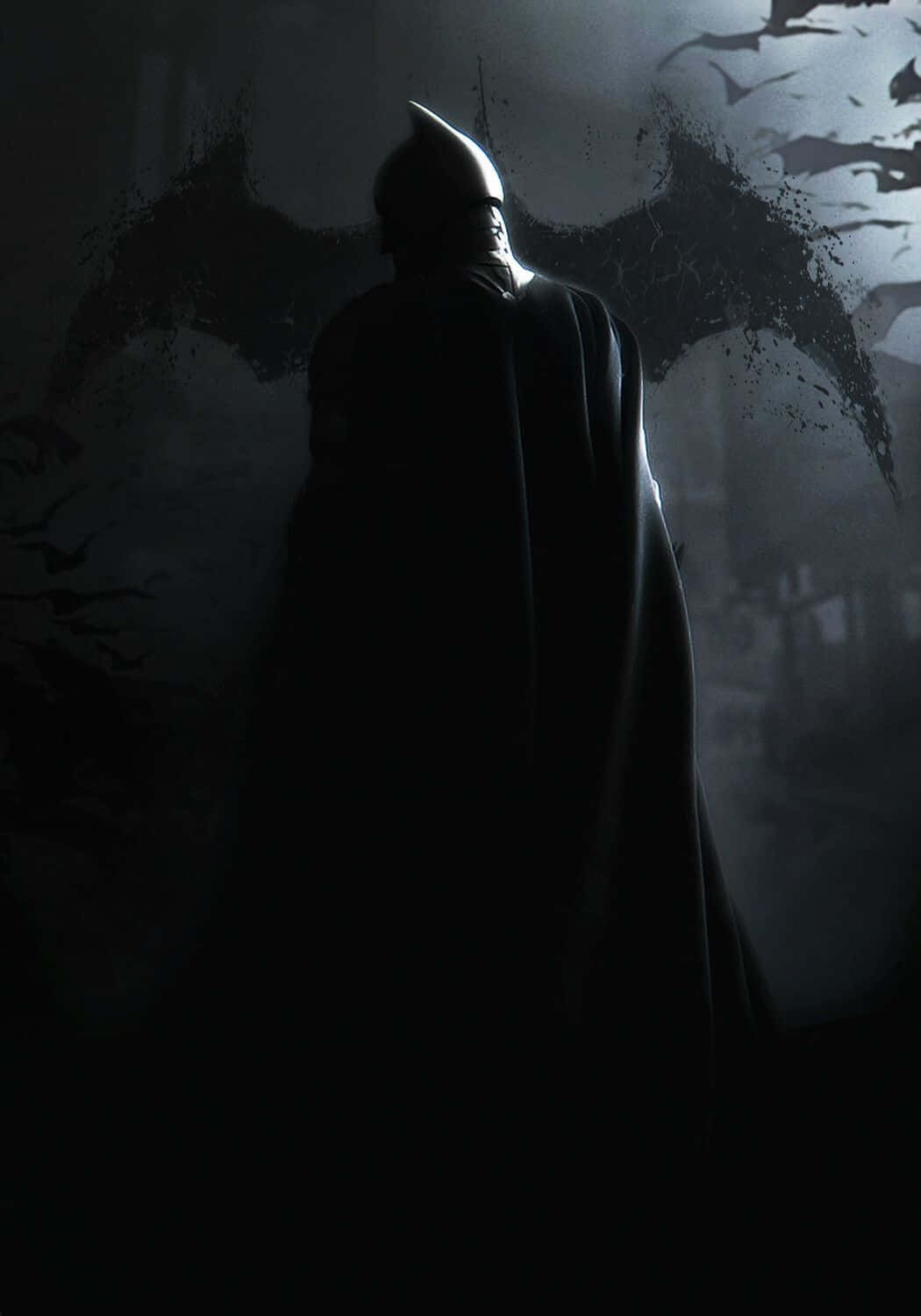 1050x1500 Download Batman Standing Tall in The Dark Knight Returns Wallpaper