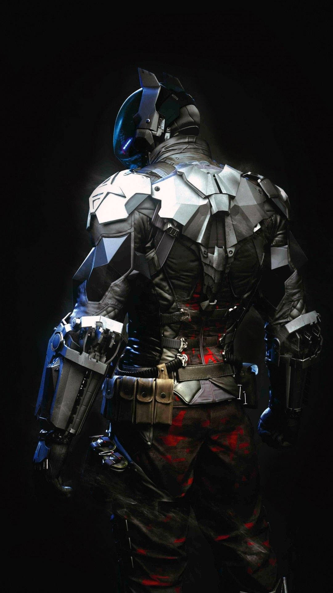 1080x1920 Download Back View Of Batman Arkham Knight iPhone Wallpaper
