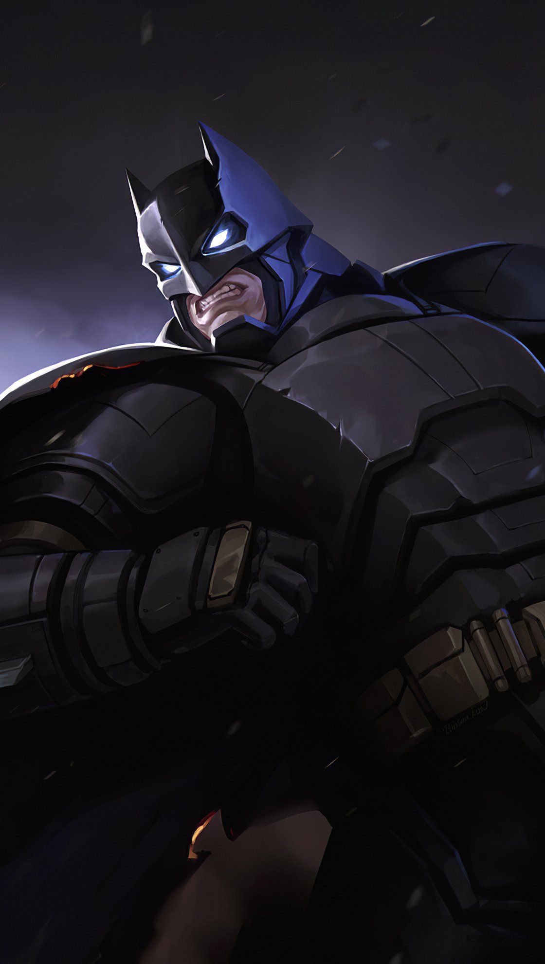 1120x1980 Batman and Superman in the back Wallpaper 4K for iPhone and Mobile Phone
