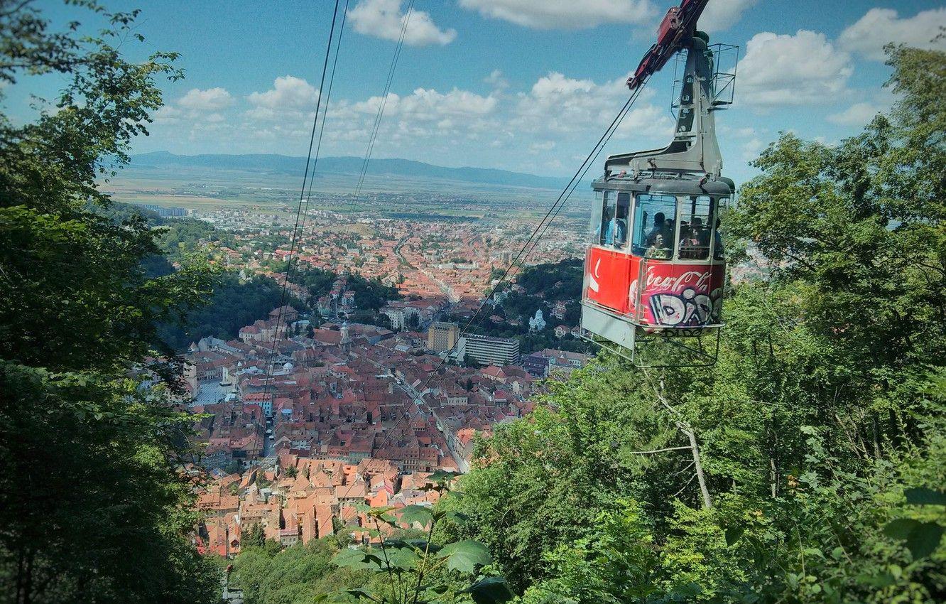 1332x850 Wallpaper Clouds, Romania, Brasov image for desktop, section город