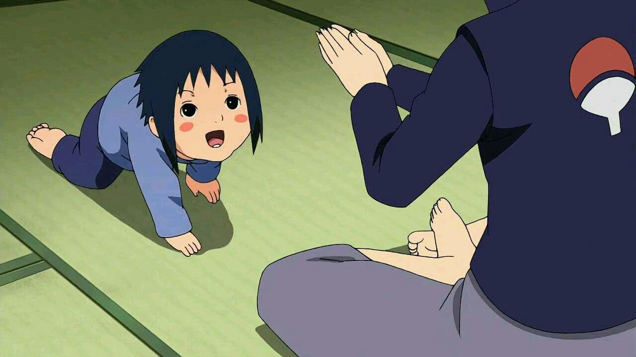 1280x720 Sasuke Uchiha // Em bé vui tính //. Sasuke, Itachi uchiha, Baby sasuke