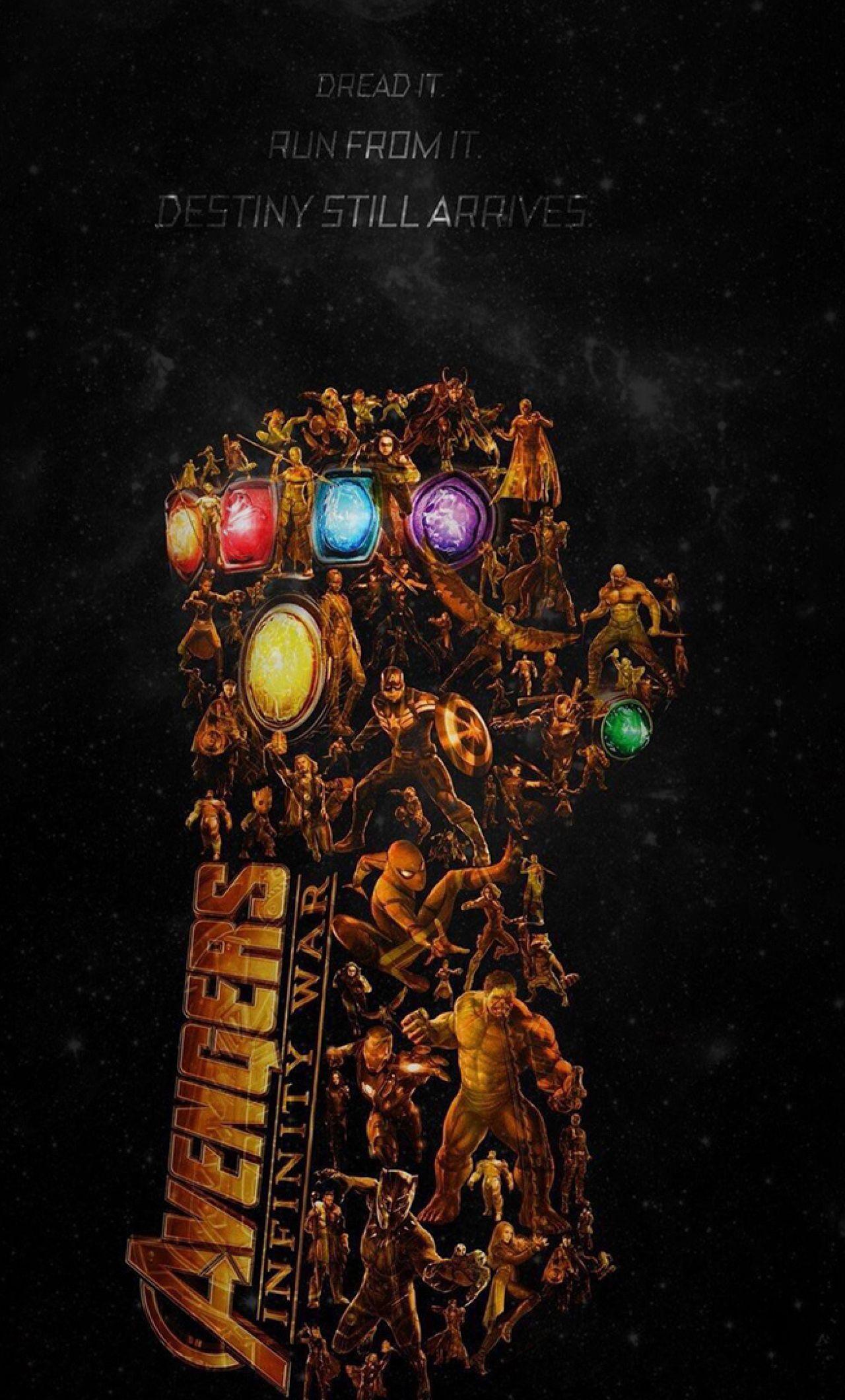 1280x2120 Download Avengers Infinity War Latest Poster 1280x2120 Resolution