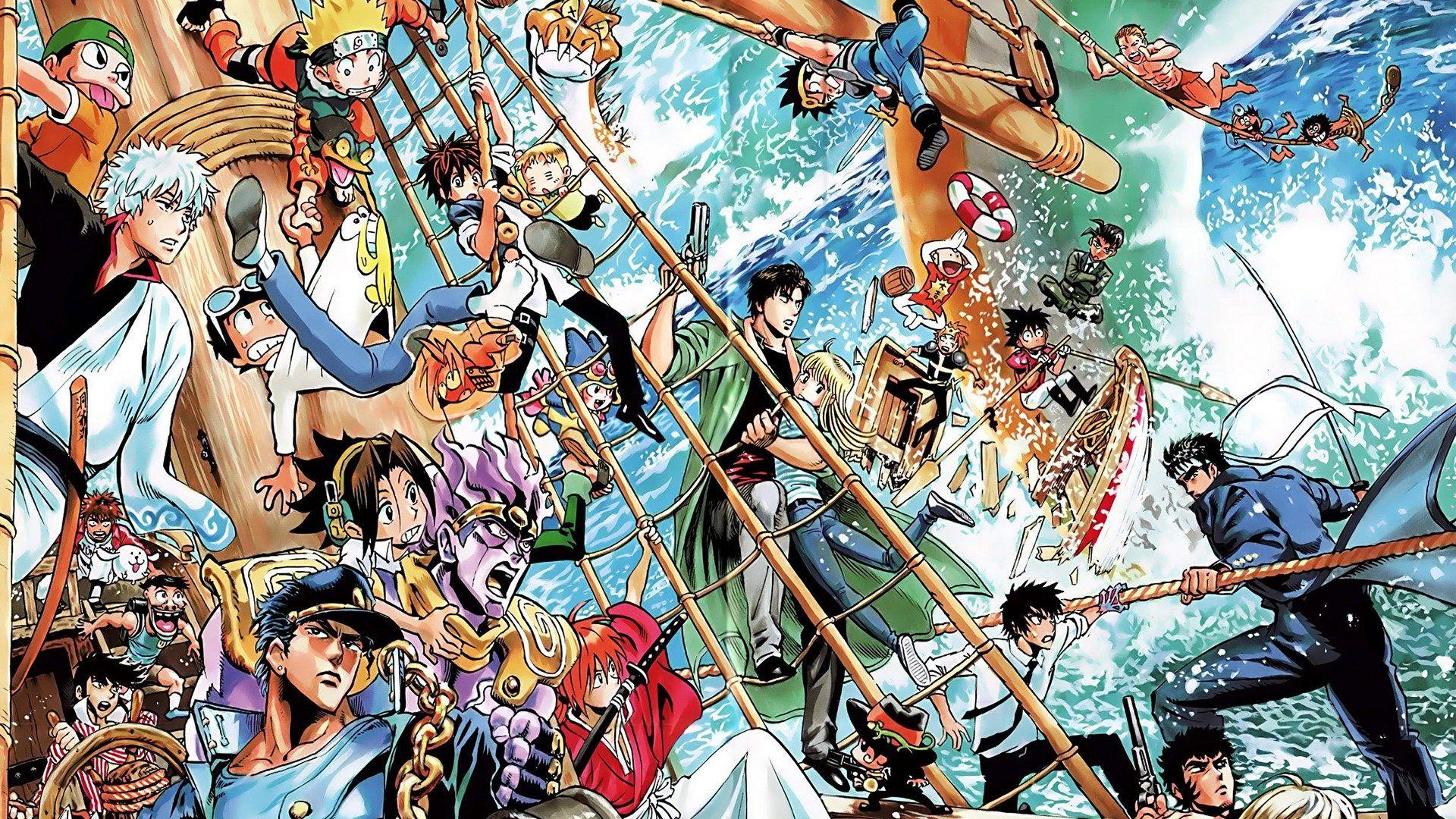 Shonen Jump Wallpapers Top Free Shonen Jump Backgrounds Wallpaperaccess