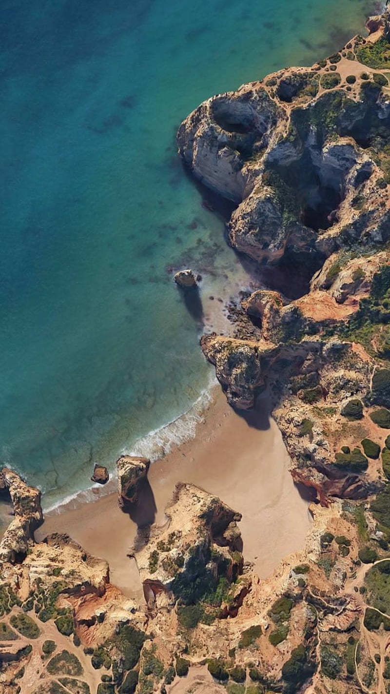 800x1422 HD pixel beach wallpaper