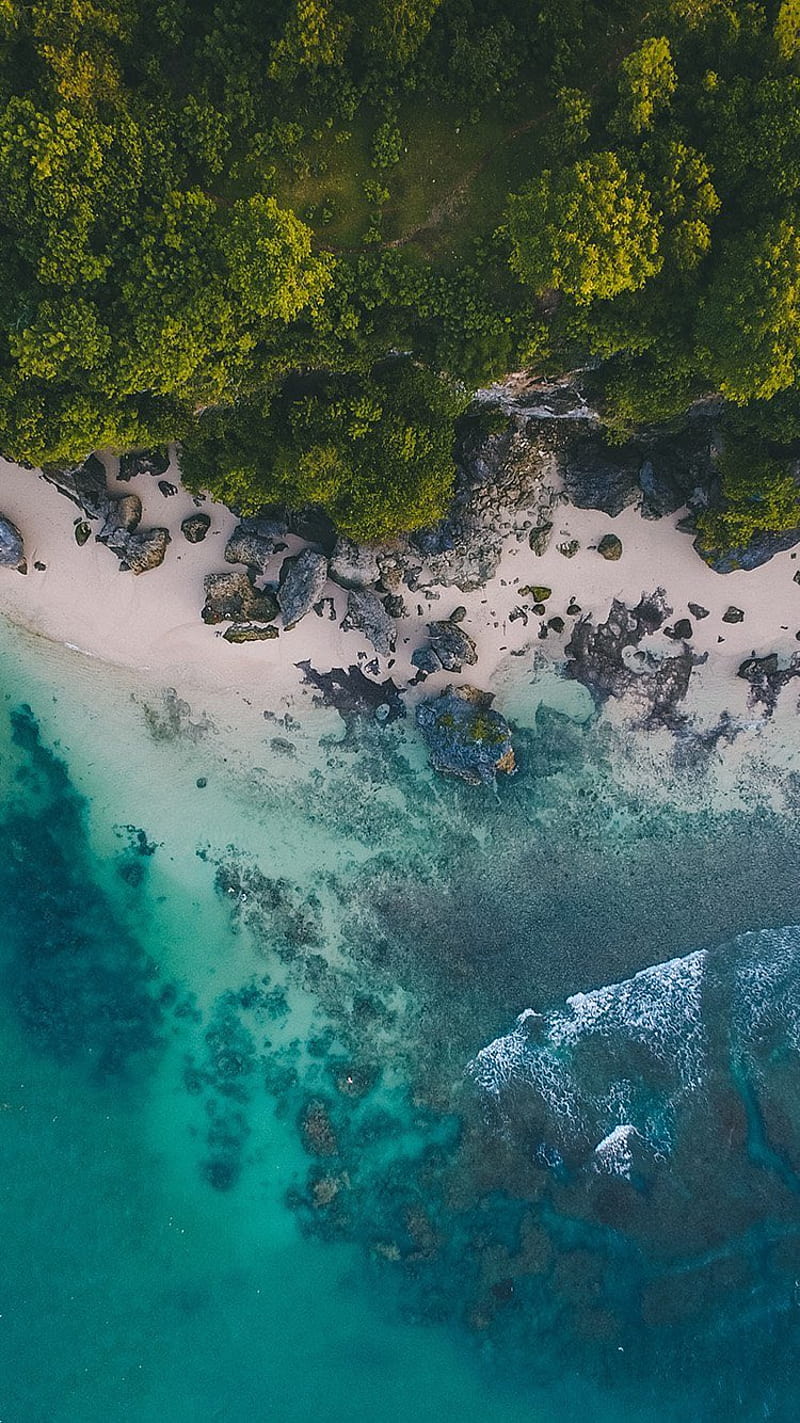 800x1423 HD pixel beach wallpaper
