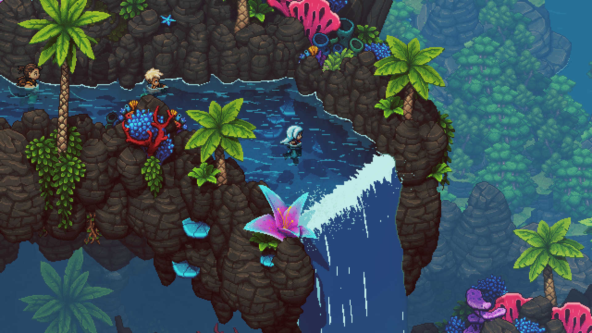 1920x1080 Starry Sea Pixel Paradise HD Wallpaperx1080