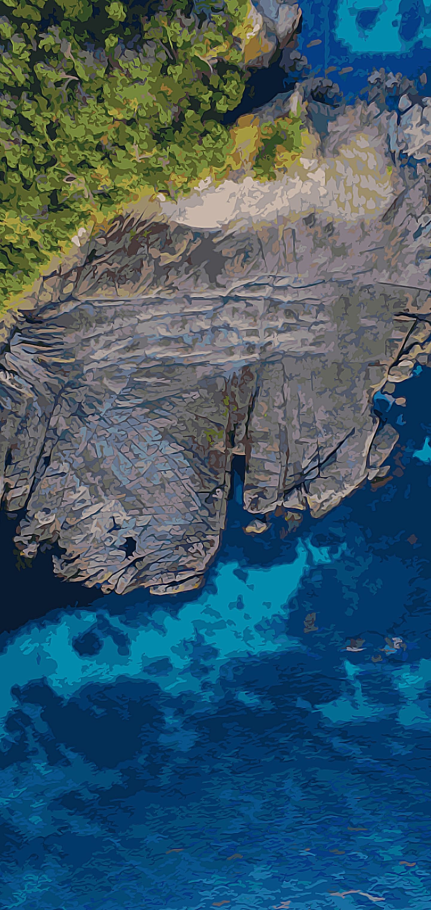 1440x3040 Wallpaper Google, Google Pixel Sea, Terrain, Geology, Background Free Image