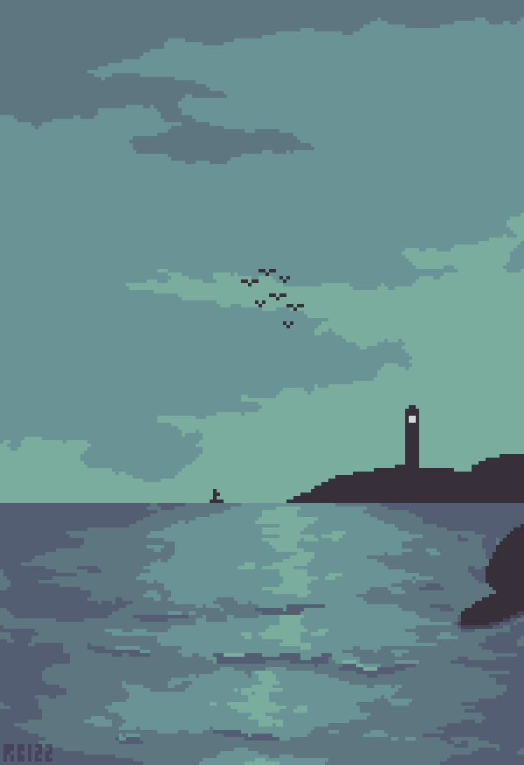 750x1095 my first attempt at drawing a sea (it's so hard)
