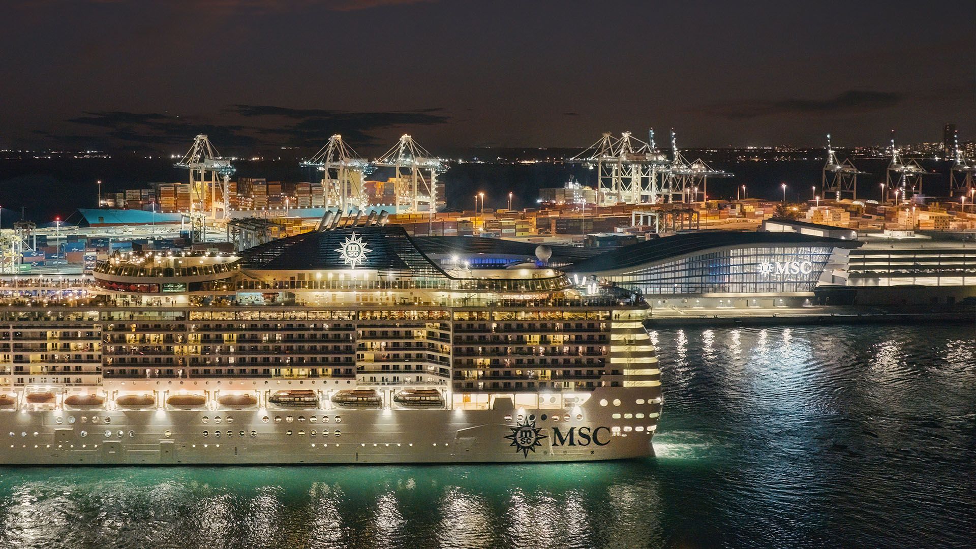 1920x1080 MSC Cruises Terminal at Port Miami