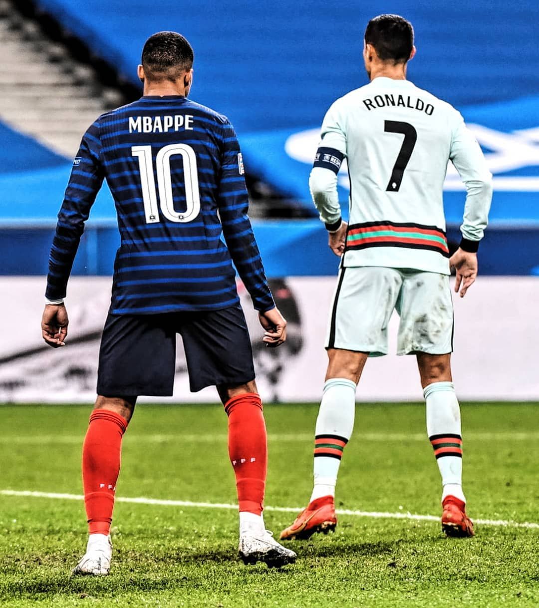 1080x1218 Mbappe And Ronaldo Wallpaper