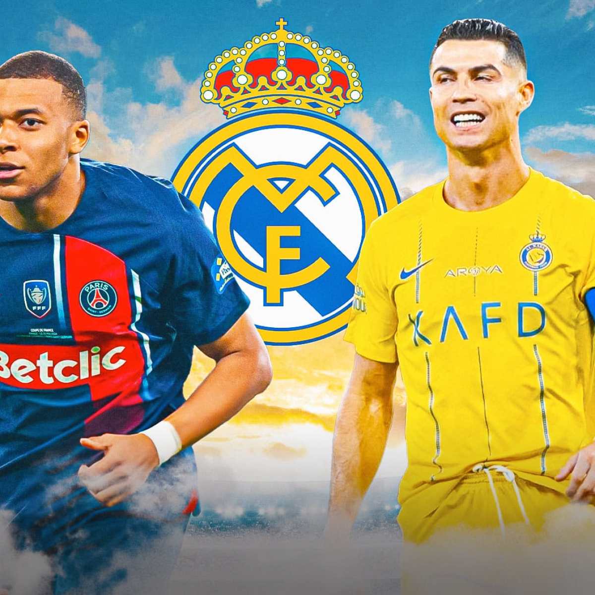 1200x1200 Kylian Mbappe shares throwback photo with Cristiano Ronaldo with Real Madrid move official