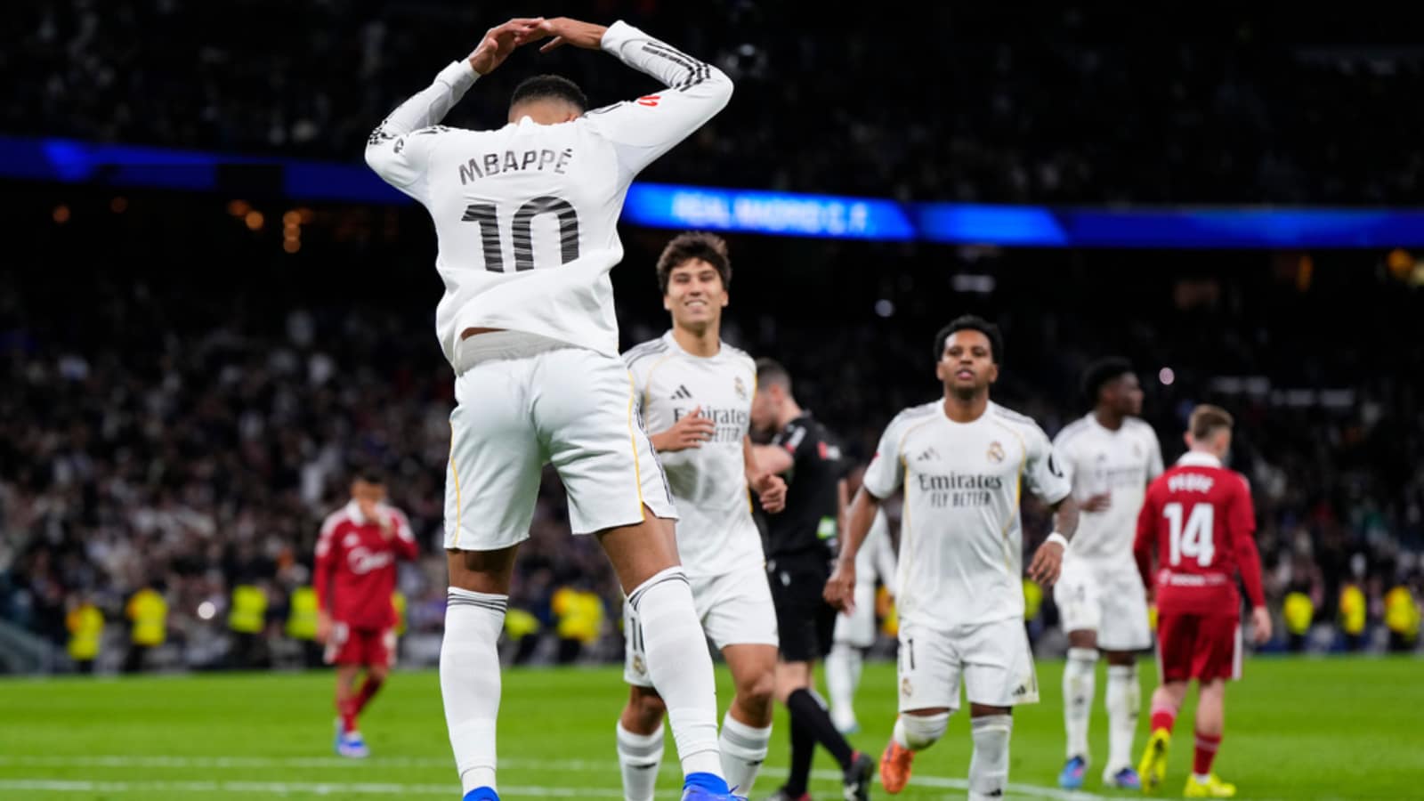 1600x900 History Made On Birthday! Kylian Mbappe Equals 'Idol' Cristiano Ronaldo's Real Madrid Goal Scoring Record