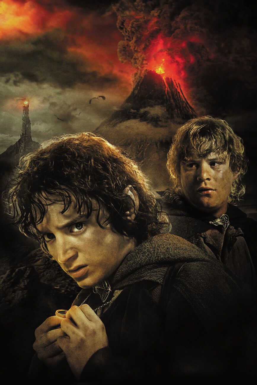 867x1300 Poster The Lord of the Rings and Frodo. Wall Art 1 FREE