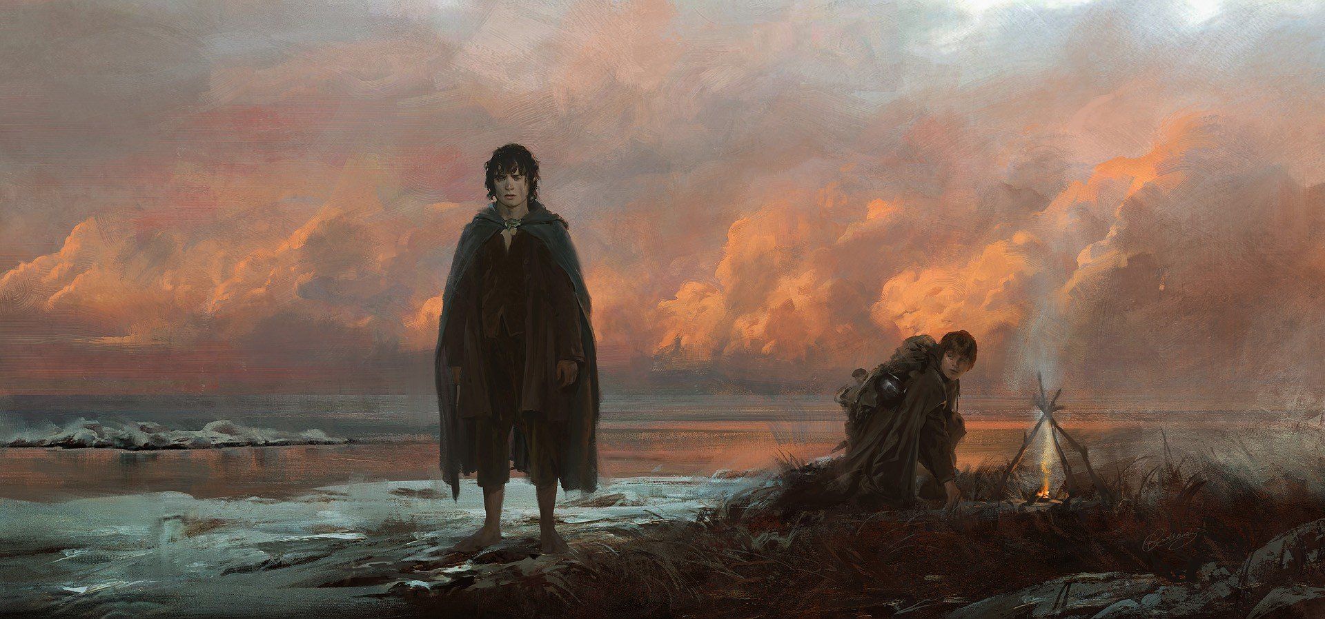 1920x898 Frodo And Sam Wallpaper