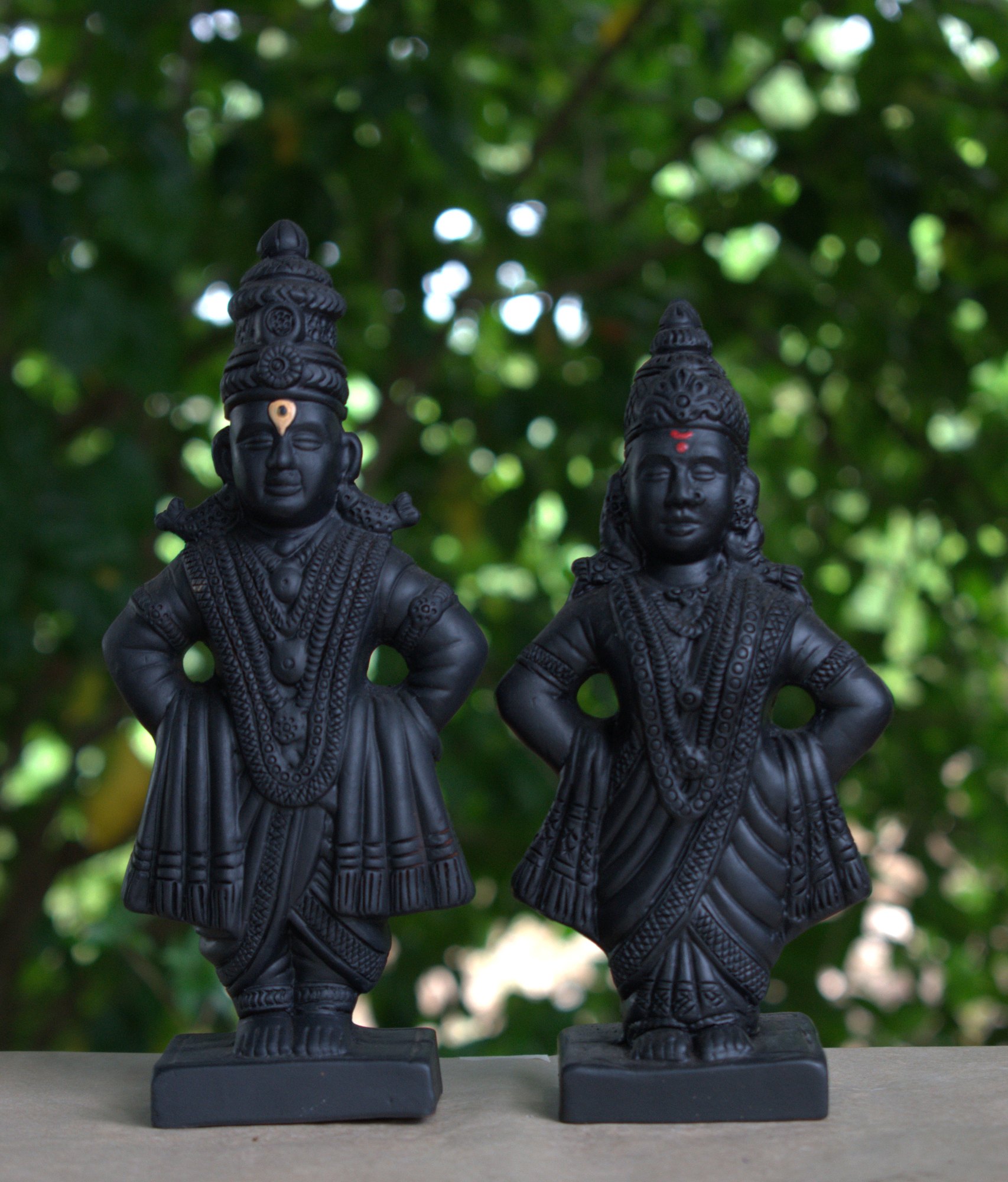 1706x2000 Printex_Terracotta Hanndmade Vitthal Rakhumai Sculpture., Home At ₹ 2099 Piece In Pune