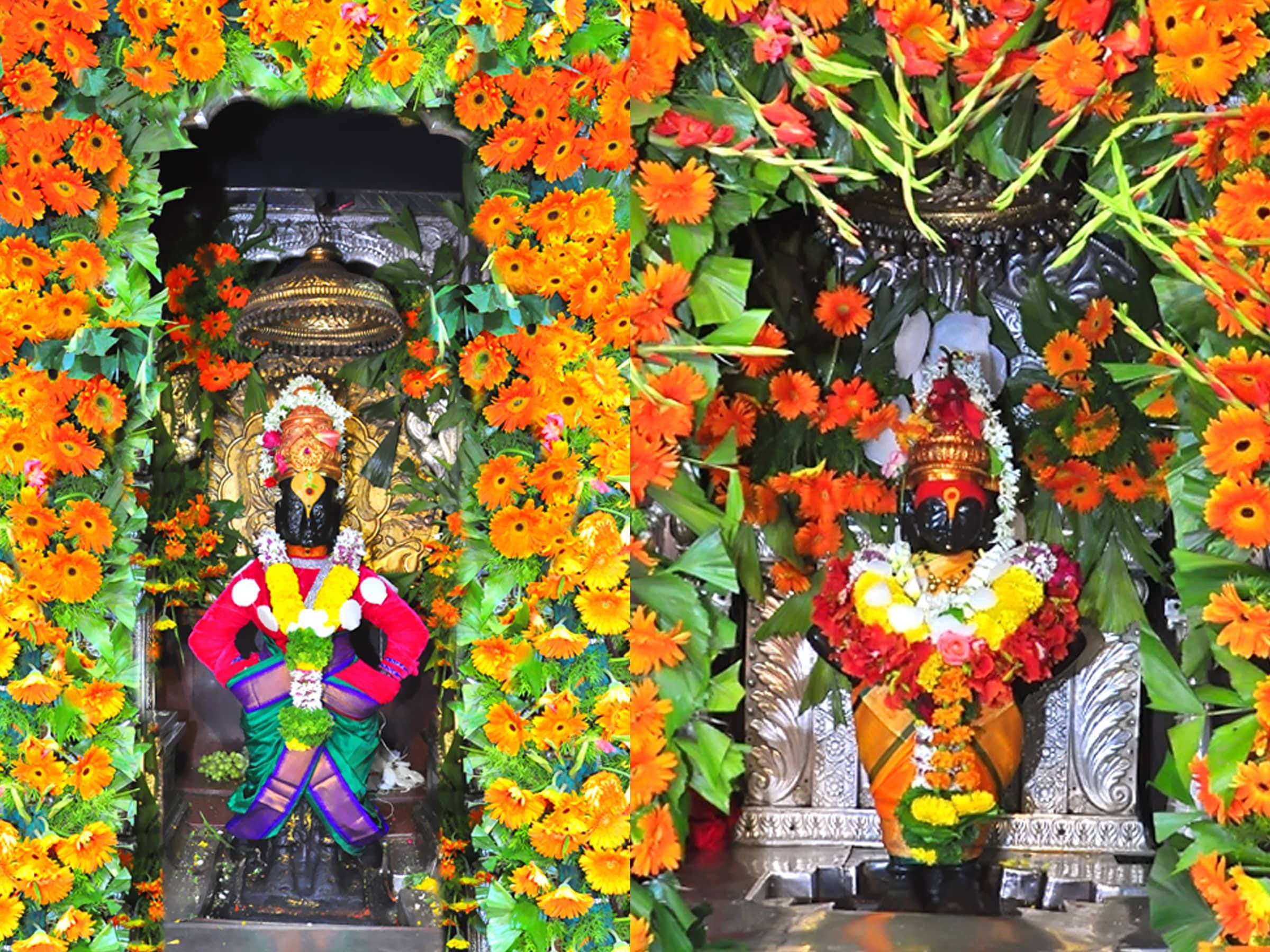 2400x1800 Download Serene Devotion at Vitthal Rukmini Shrine Wallpaper
