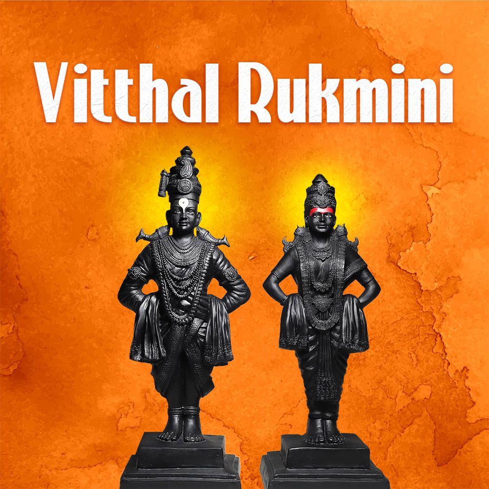 1000x1000 Vitthal rukmini Image & Videos. Vitthal rukmini Poster Maker