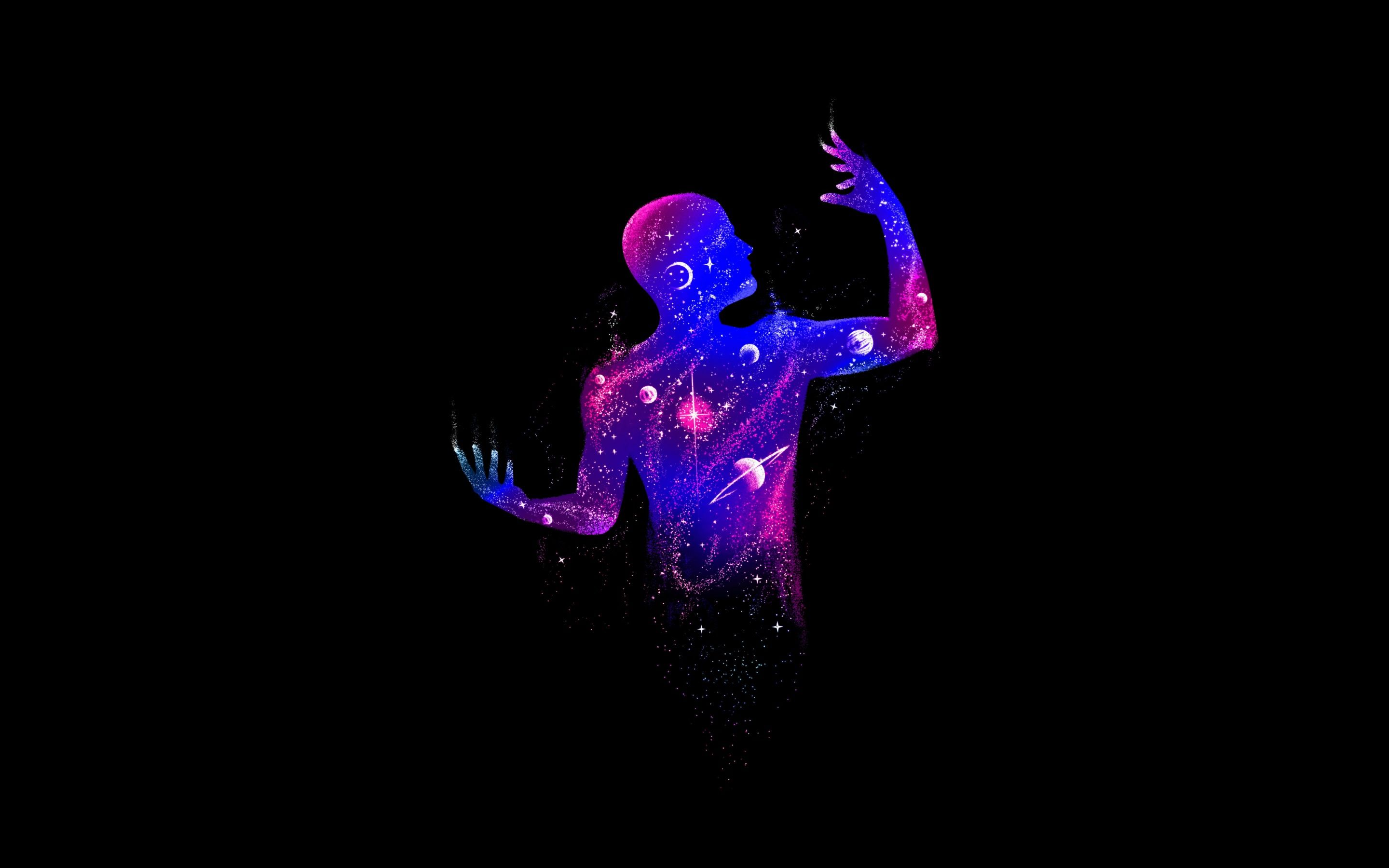2880x1800 Human Wallpaper 4K, Galaxy, Solar system, Planets