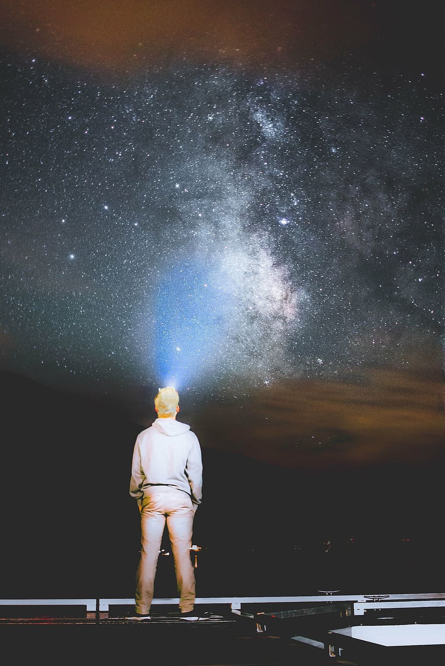 910x1363 800x600px Free download. man, looking, milky, way, sky, painting, stars, galaxy