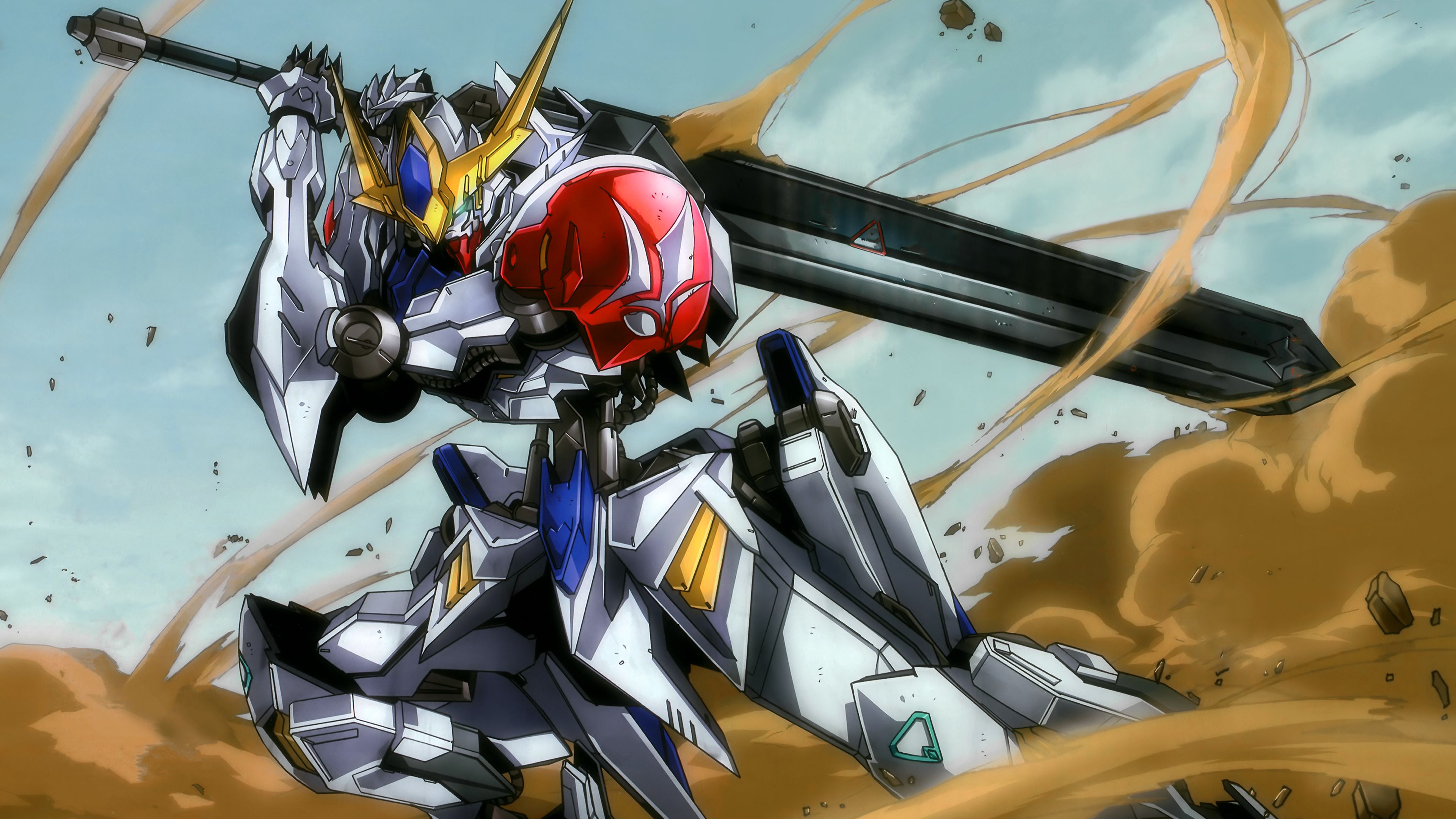 3840x2160 ASW G 08 Gundam Barbatos In Mobile Suit Gundam 4K Wallpaper