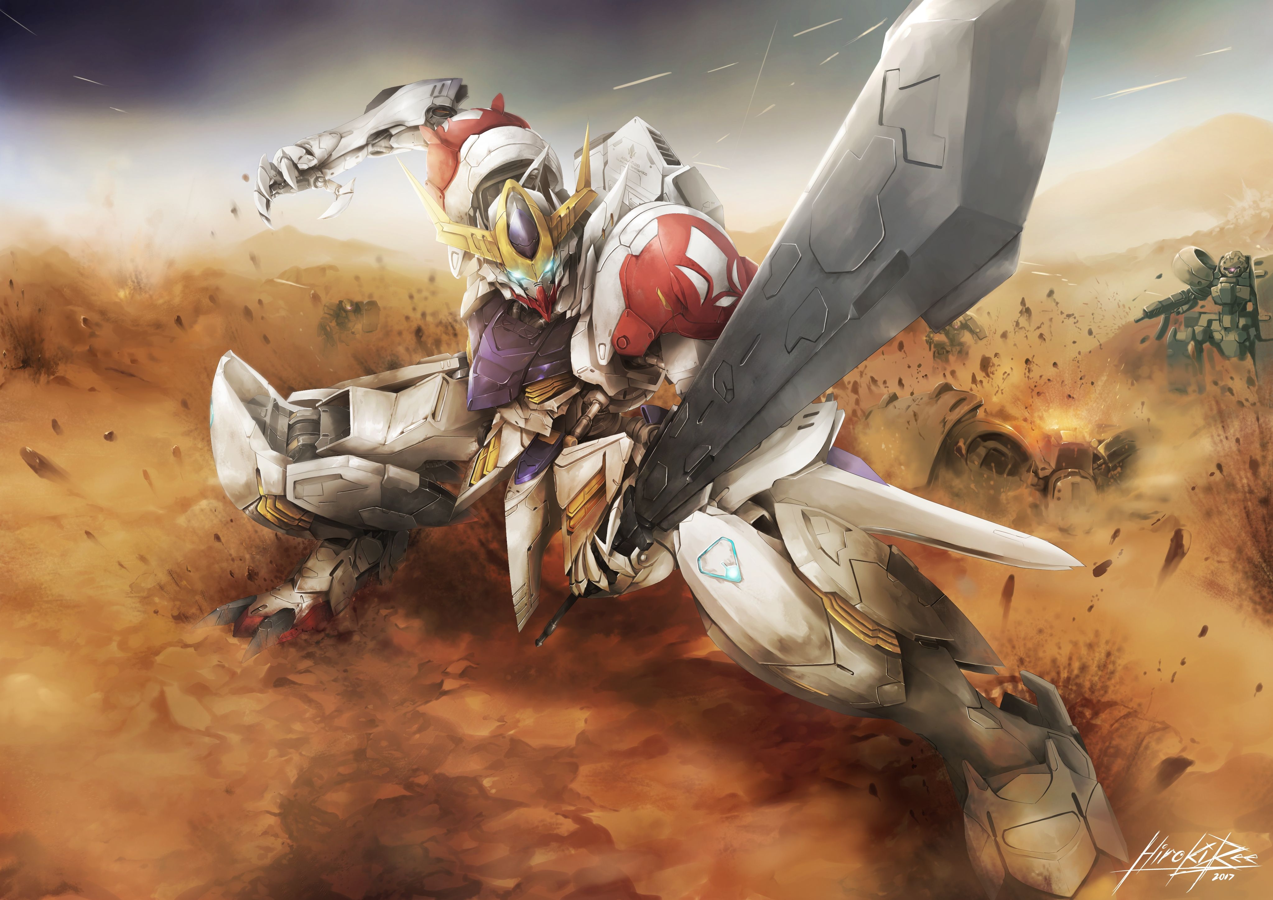 4093x2893 Download Anime Mobile Suit Gundam: Iron Blooded Orphans 4k Ultra HD Wallpaperx2893