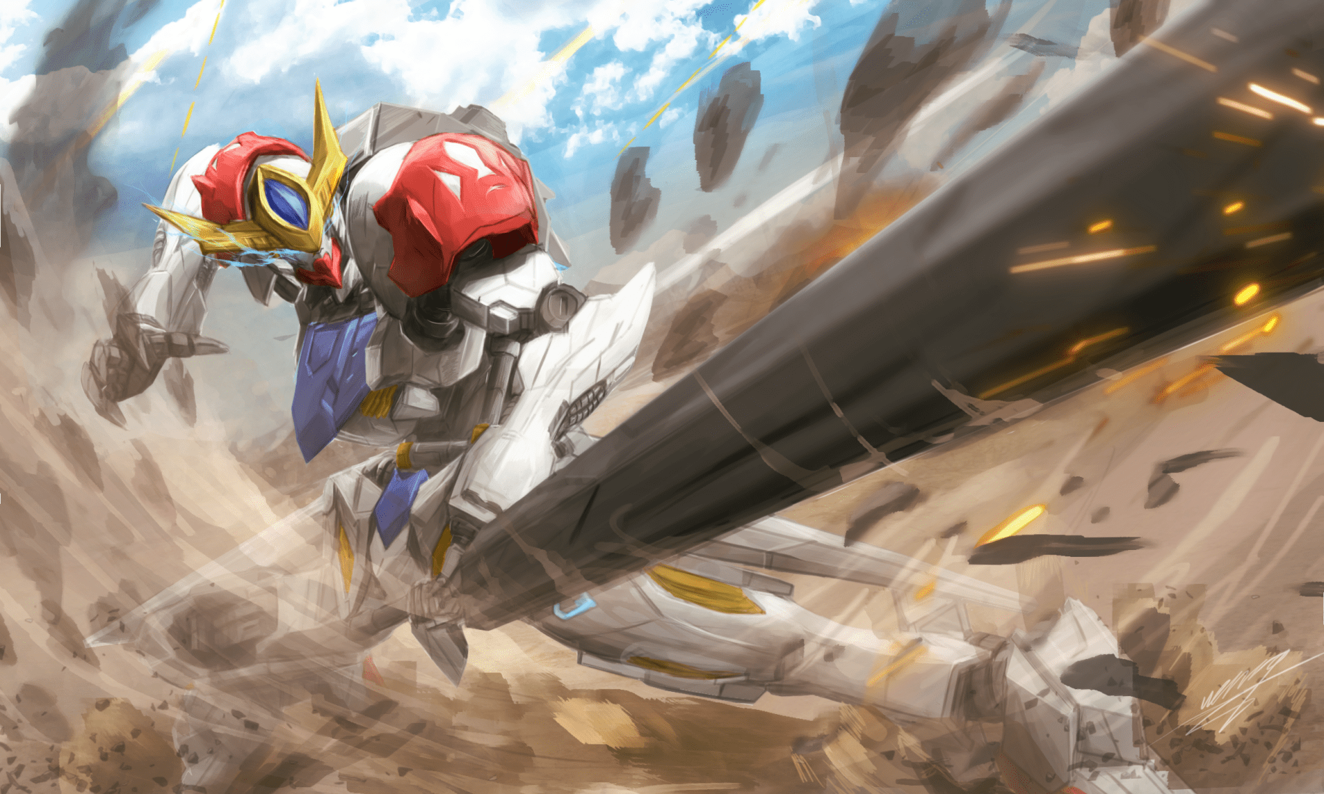 1920x1152 Download Anime Mobile Suit Gundam: Iron Blooded Orphans HD Wallpaperx1500