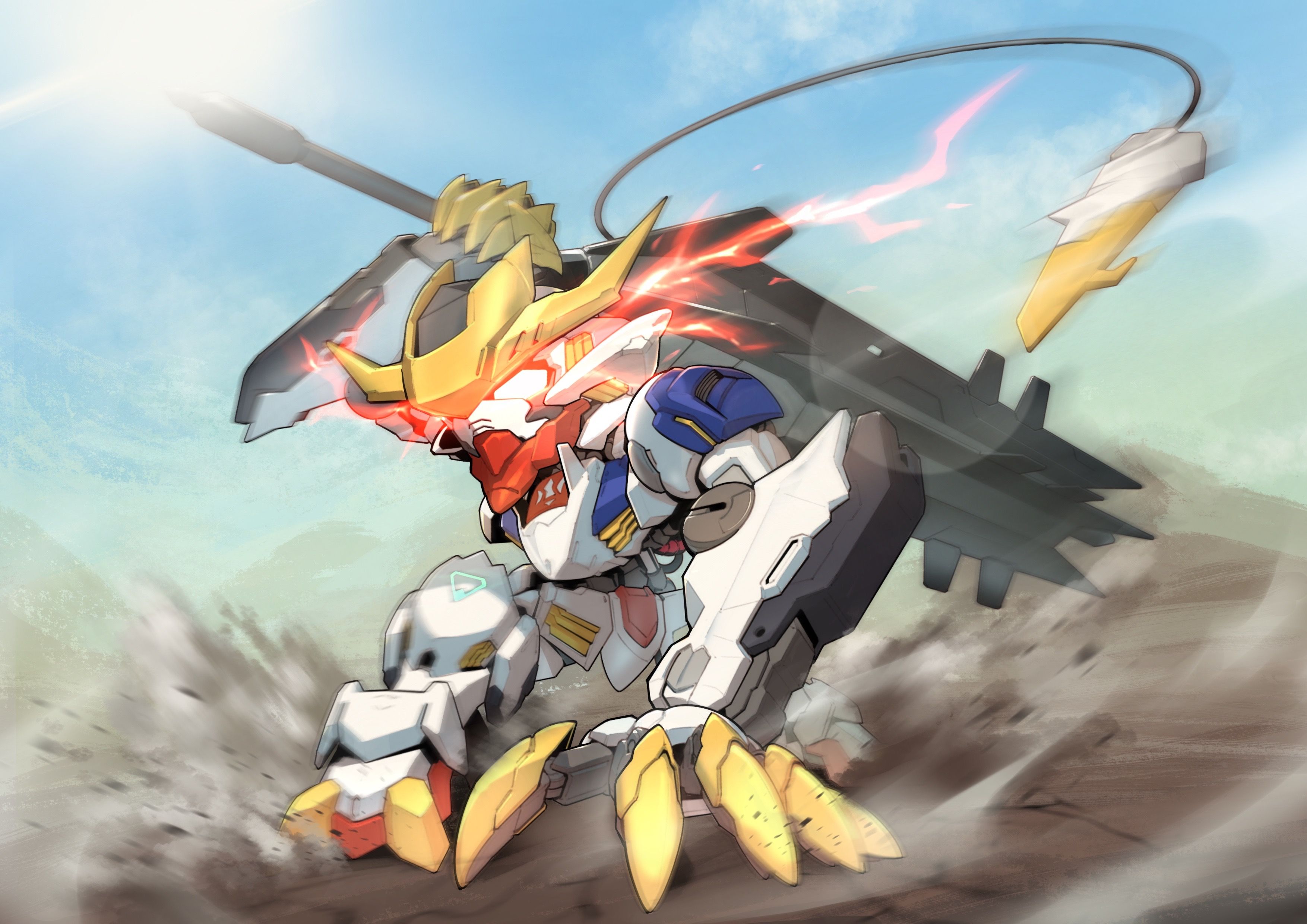 3508x2480 Download ASW G 08 Gundam Barbatos Anime Mobile Suit Gundam: Iron Blooded Orphans HD Wallpaper By Zakumax2480