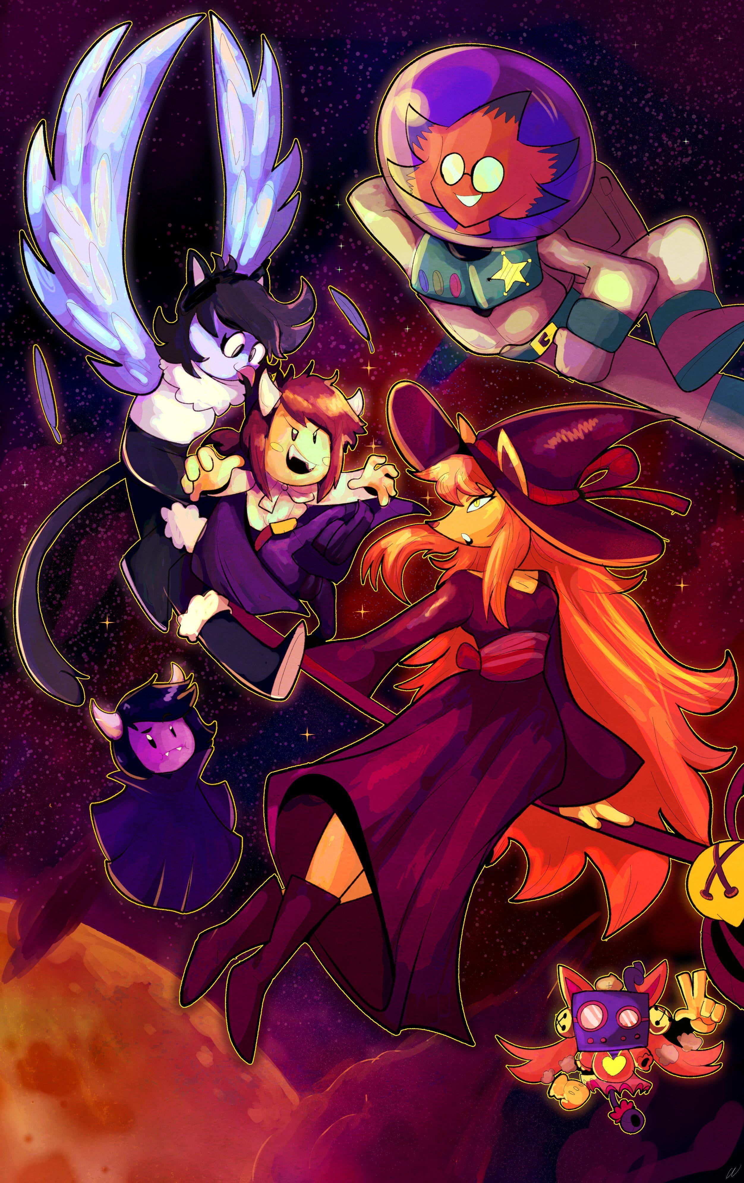 2504x3977 An Undertale Yellow Halloween Art