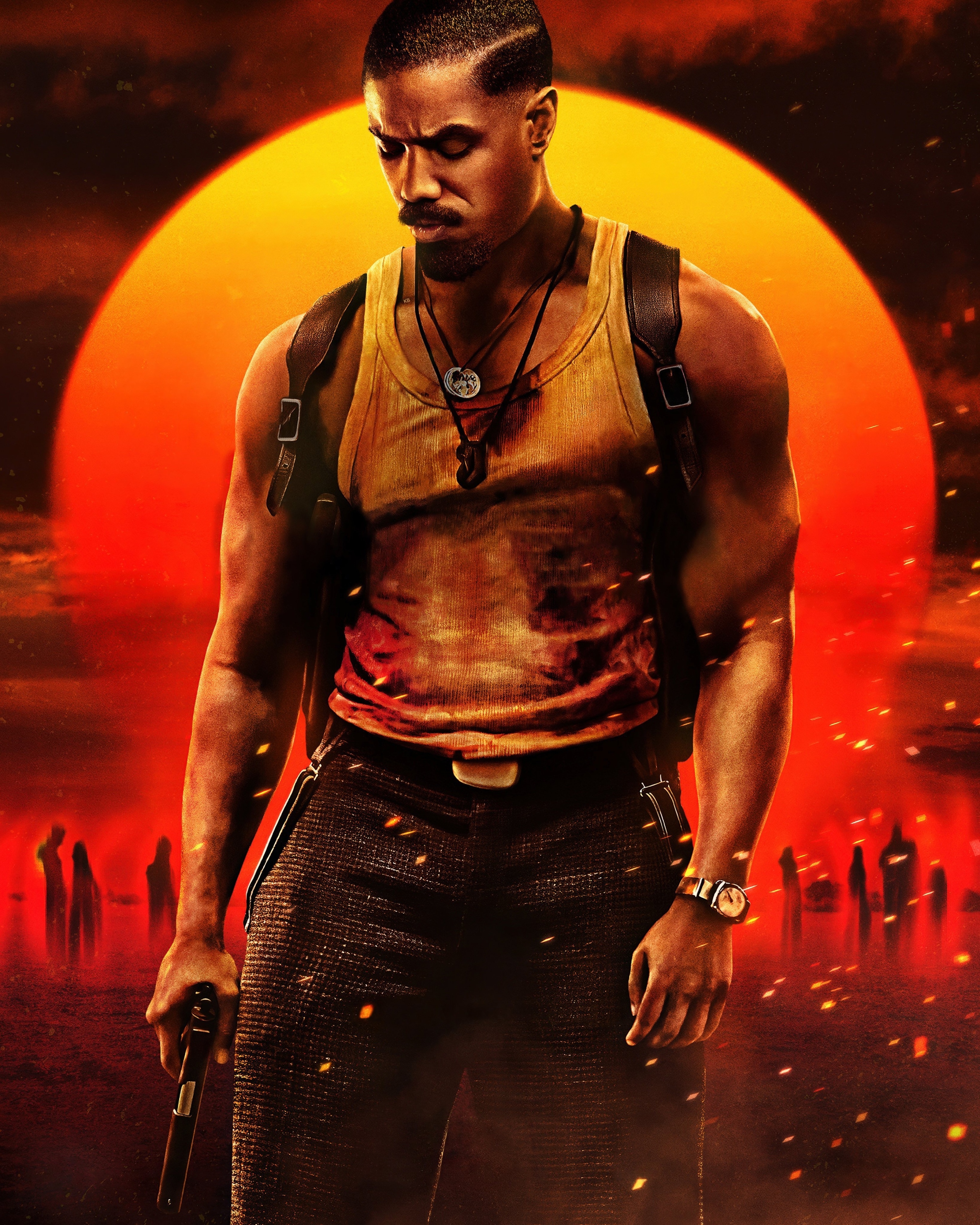 2560x3201 Michael B. Jordan SINNERS Movie Poster Wallpaper, HD Movies 4K Wallpaper, Image and Background