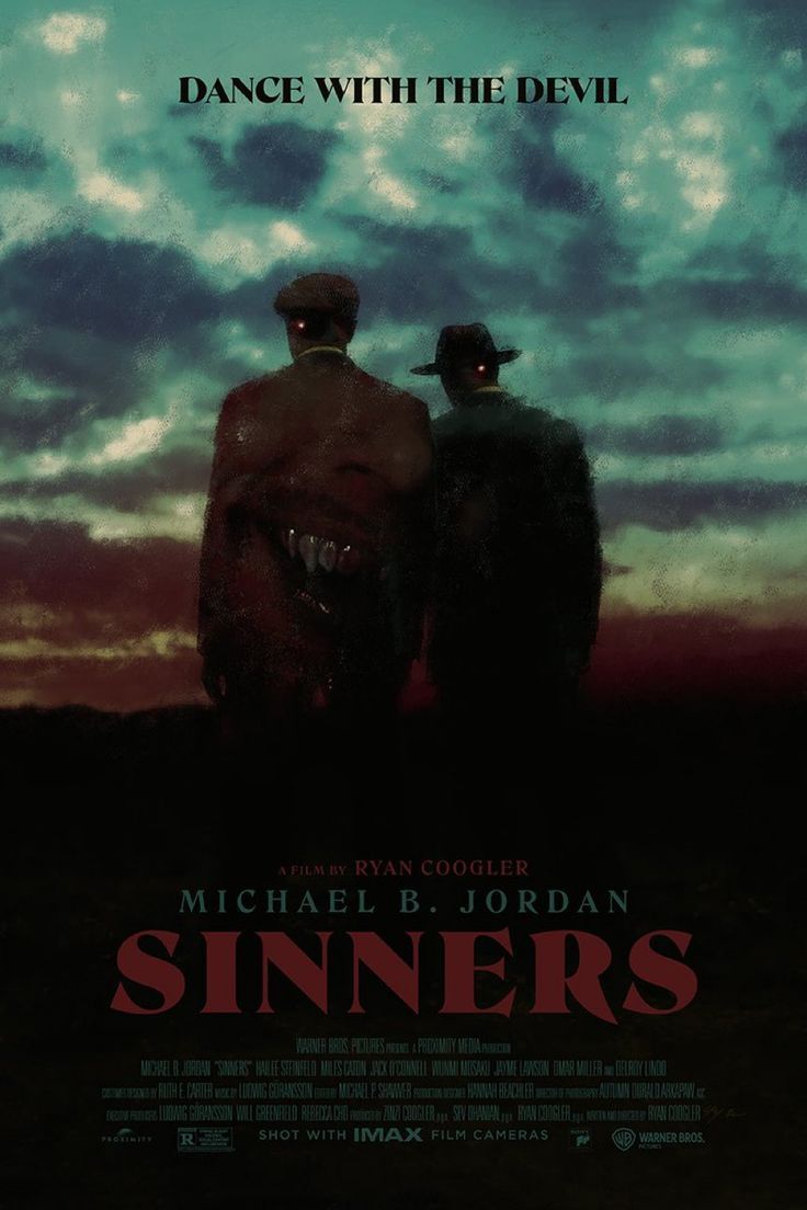736x1104 Sinners poster art. Sinners movie art, Horror movie posters wallpaper, Sinners 2025