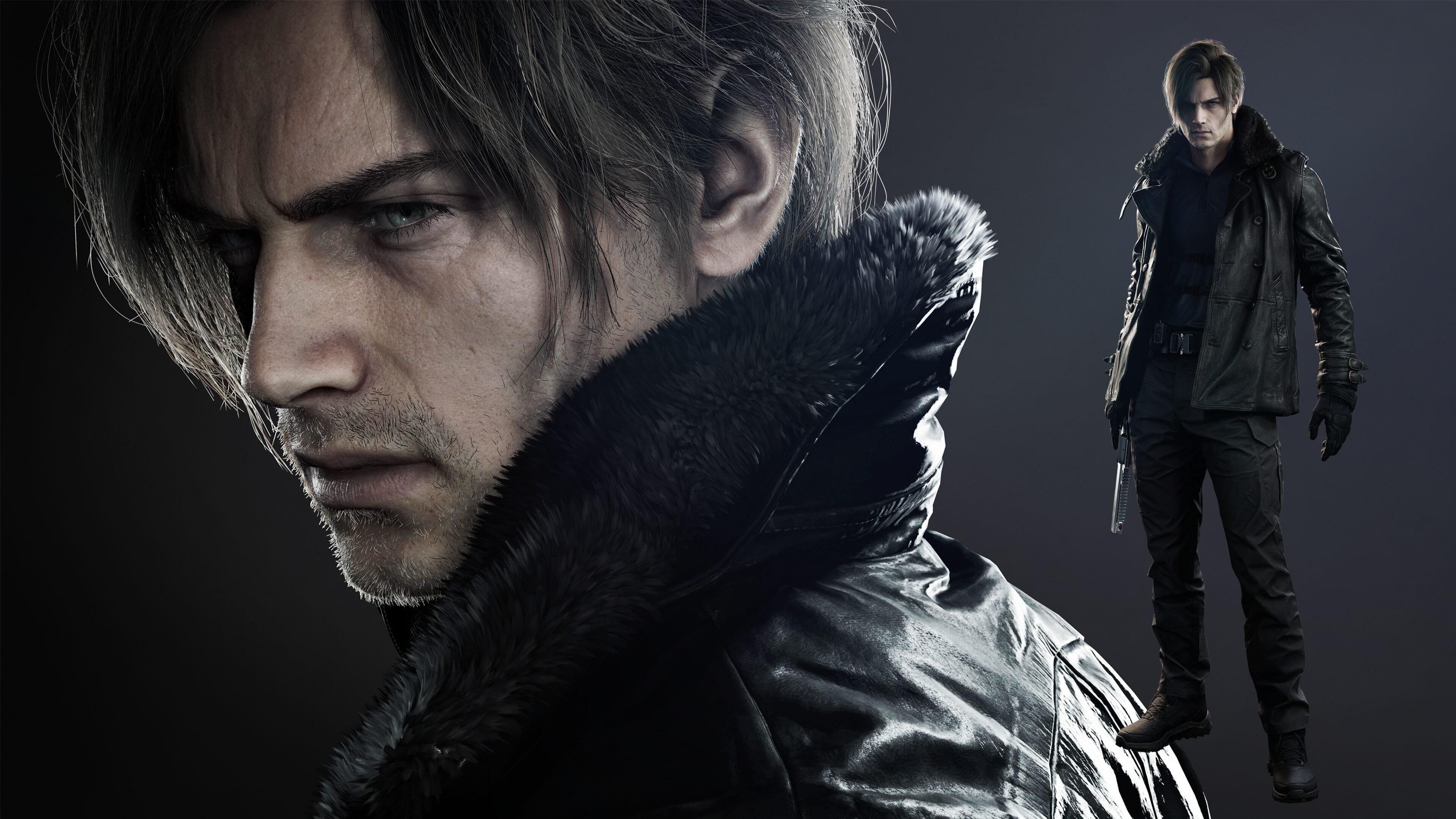 3840x2160 Official Leon render for Resident Evil Requiem