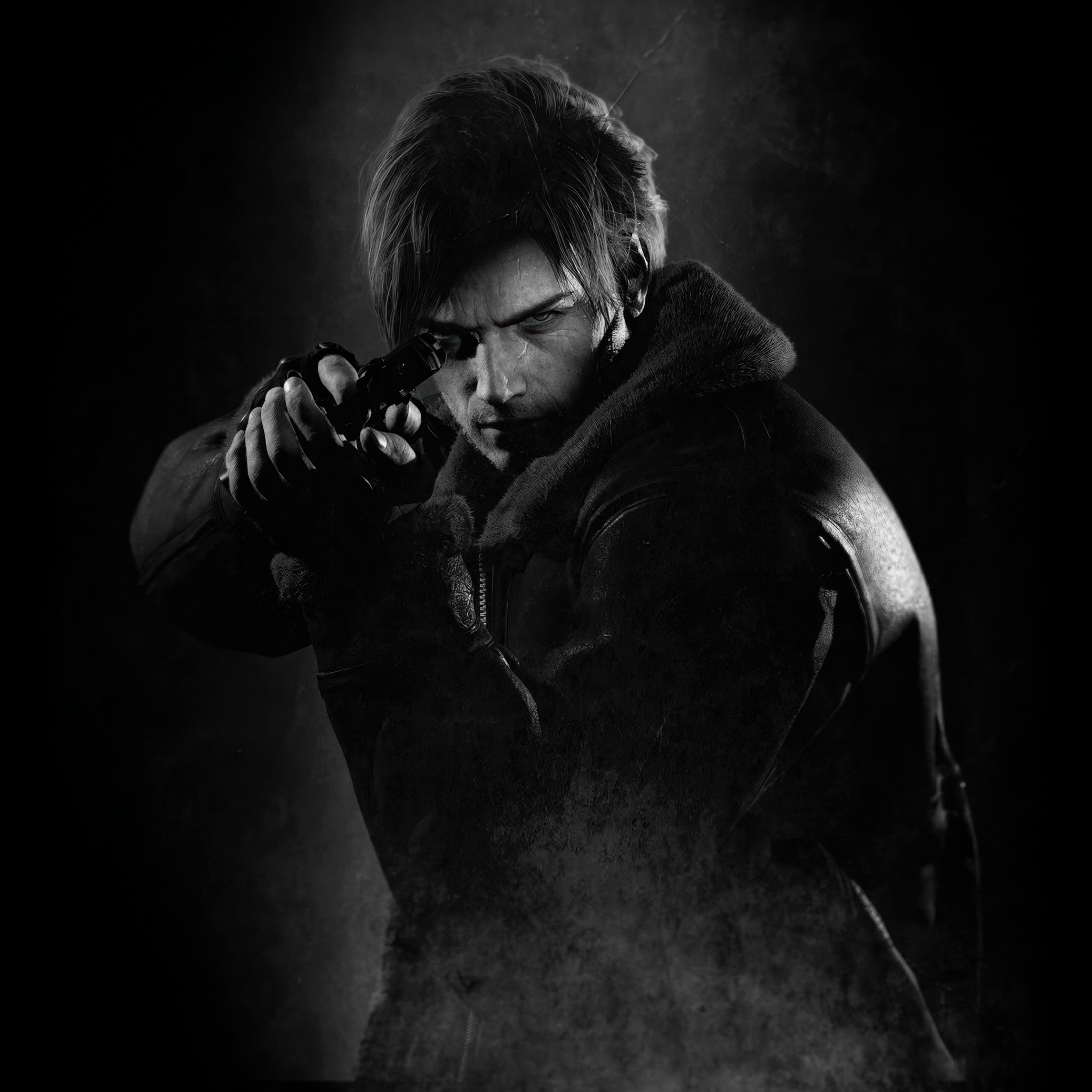 2048x2048 Leon S. Kennedy Wallpaper 4K, Resident Evil Requiem