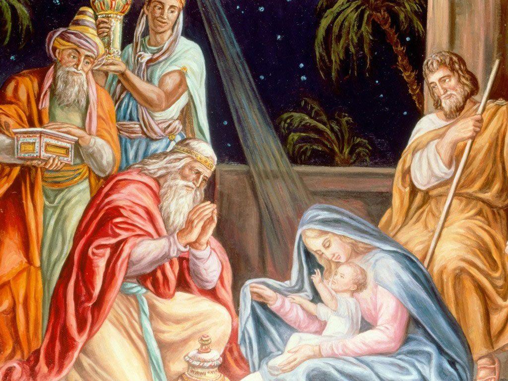 1024x768 Birth of Jesus Christ Wallpaper
