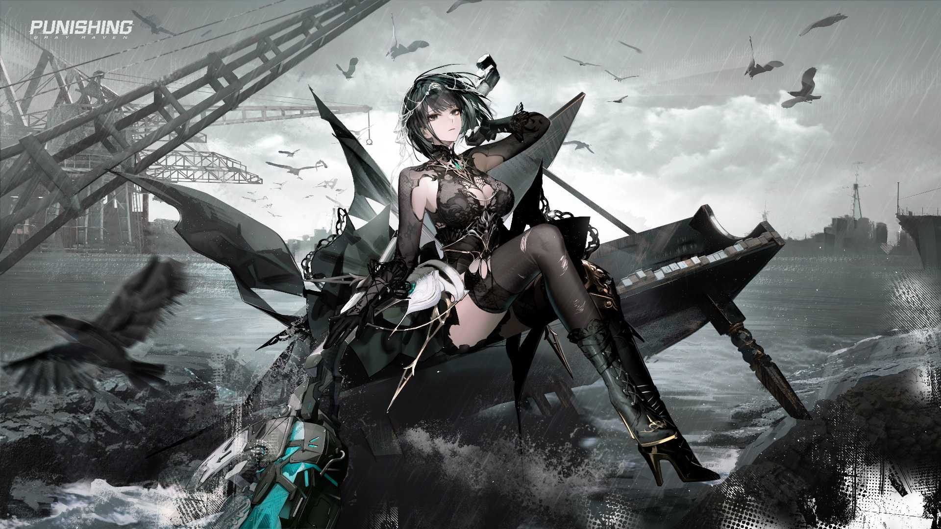 1920x1080 Wallpaper:Gray Raven