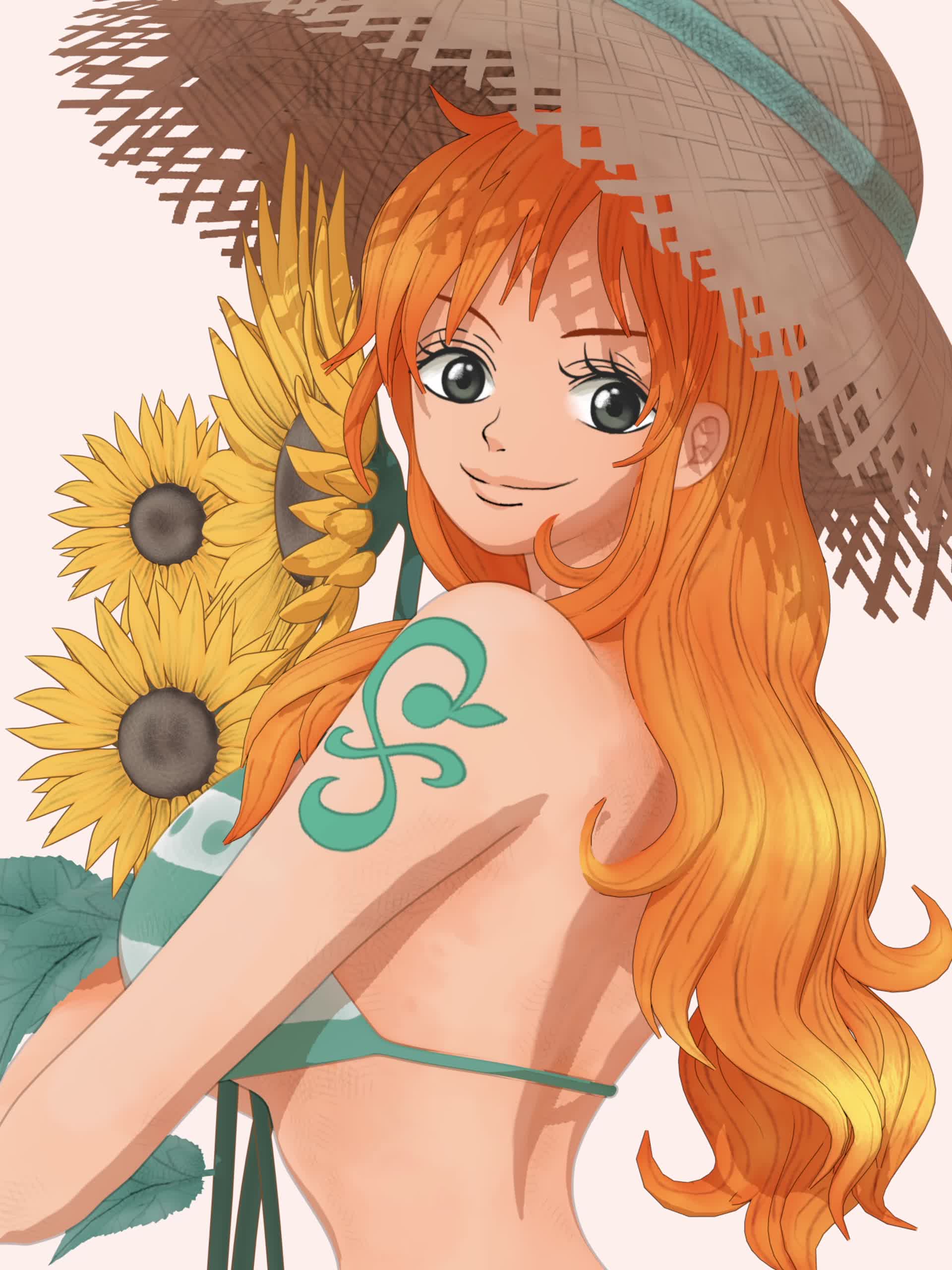 1920x2560 Nami 3D Fan Art