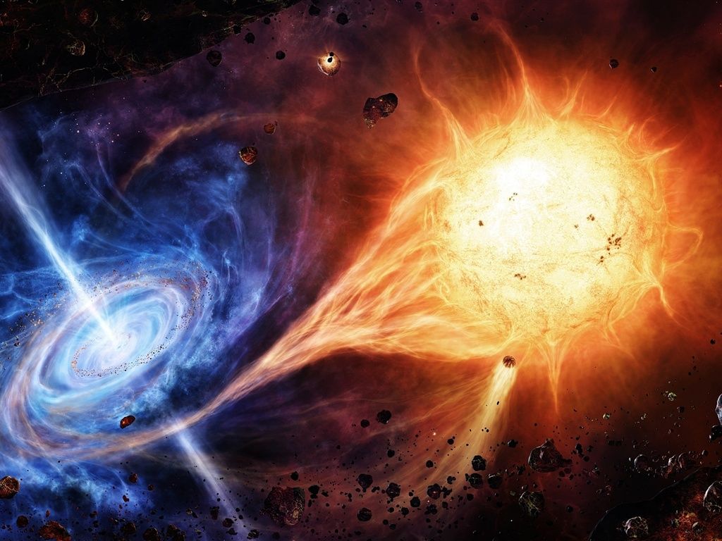 1024x768 Wallpaper The powerful energy of the planet explosion 1920x1200 Picture, Image